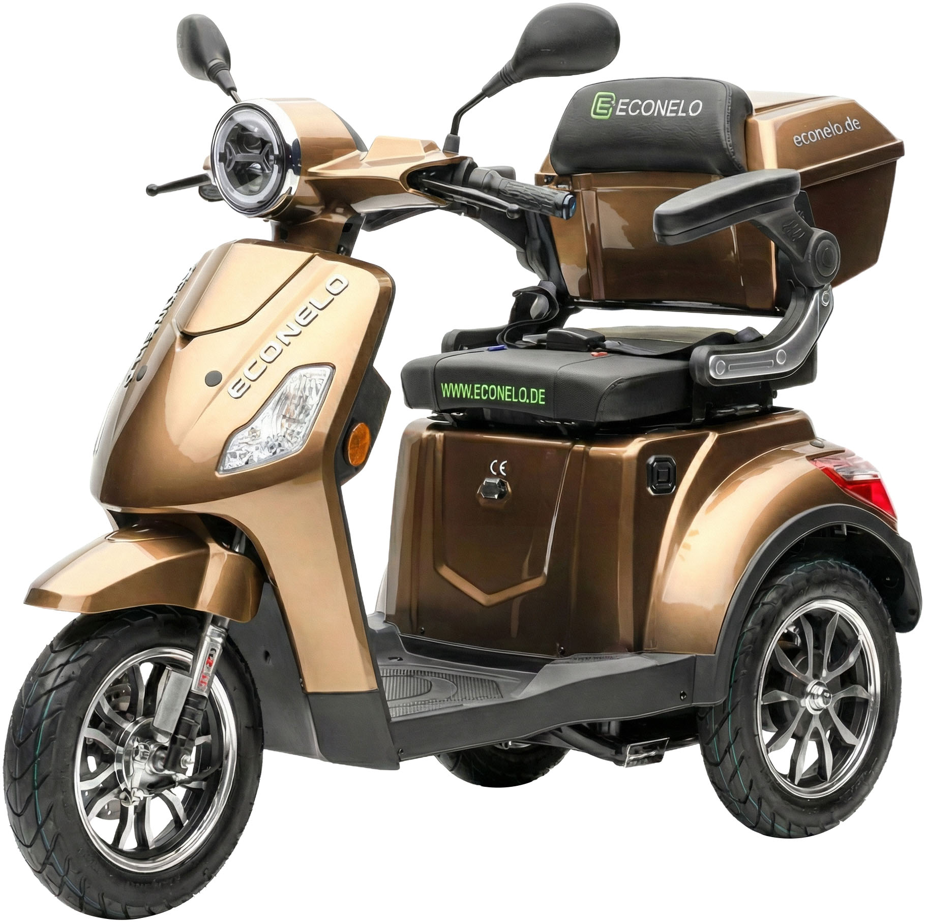 ECONELO Elektromobil "Seniorenmobil P1000, Blei-Akku, 25 km/h, 1000 Watt" 1.000 W 25 km/h