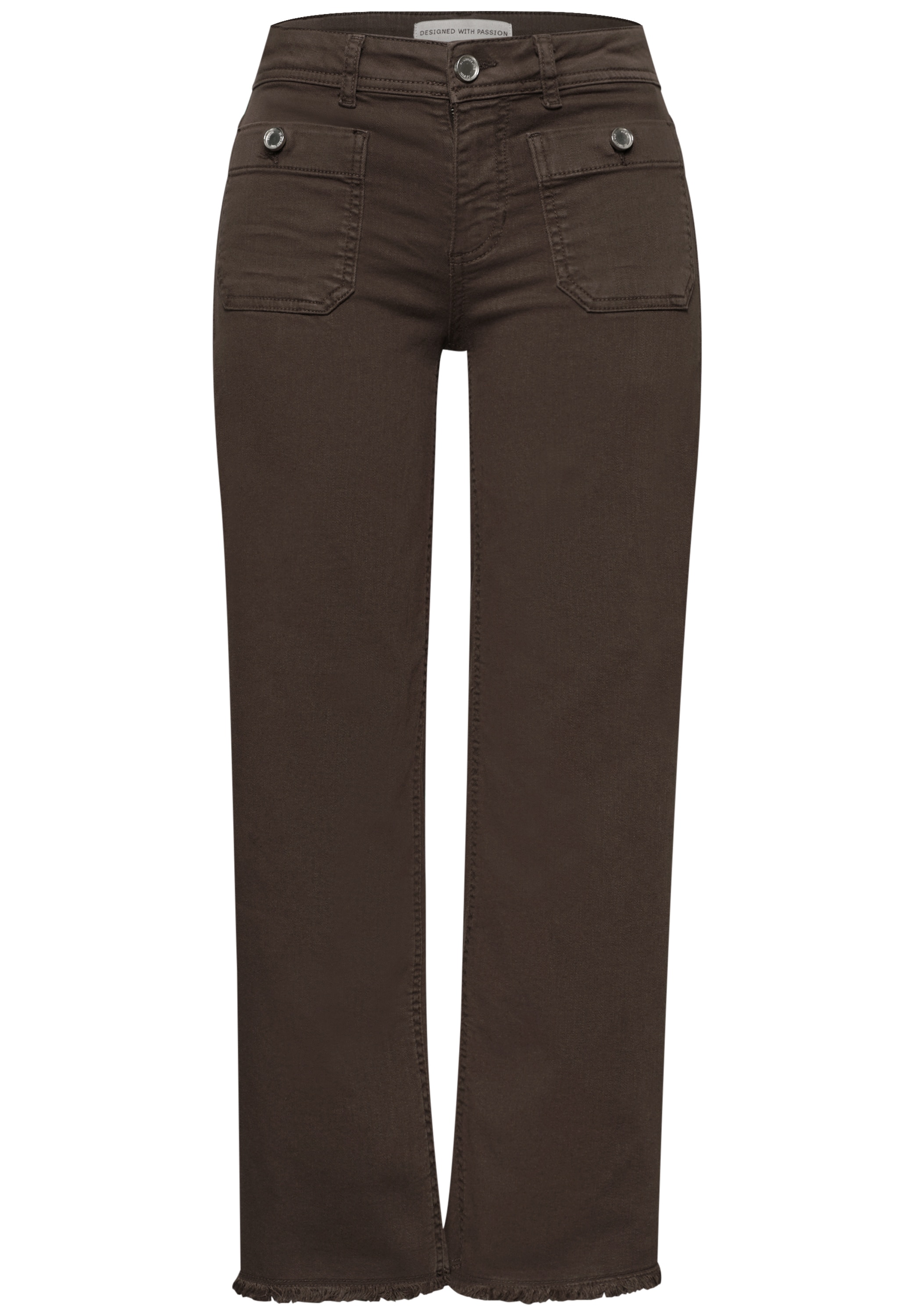 STREET ONE Straight-Jeans Middle Waist
