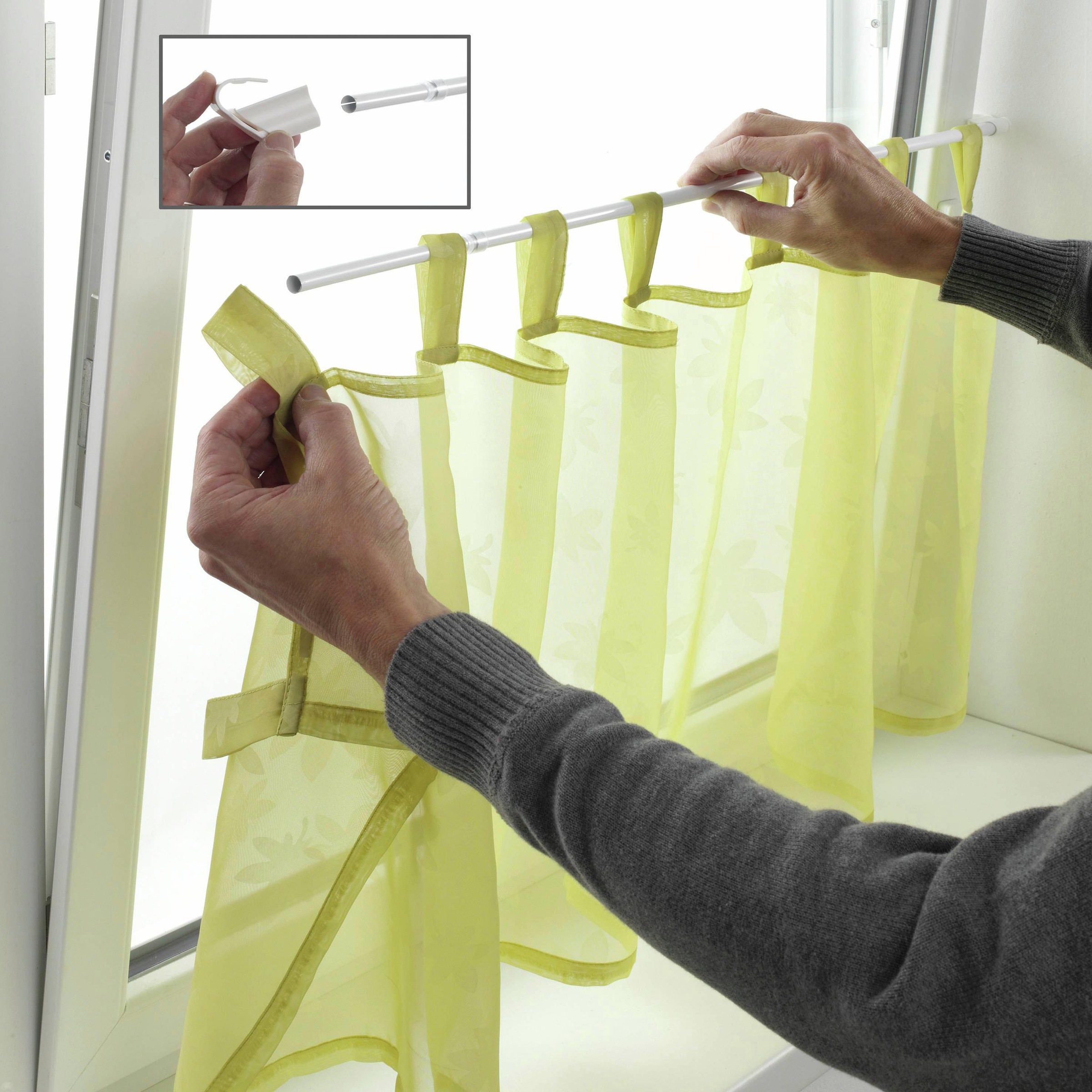 GARDINIA Scheibenstange "Spannvitrage" Ø 9 mm 1 läufig-läufig ausziehbar Se günstig online kaufen