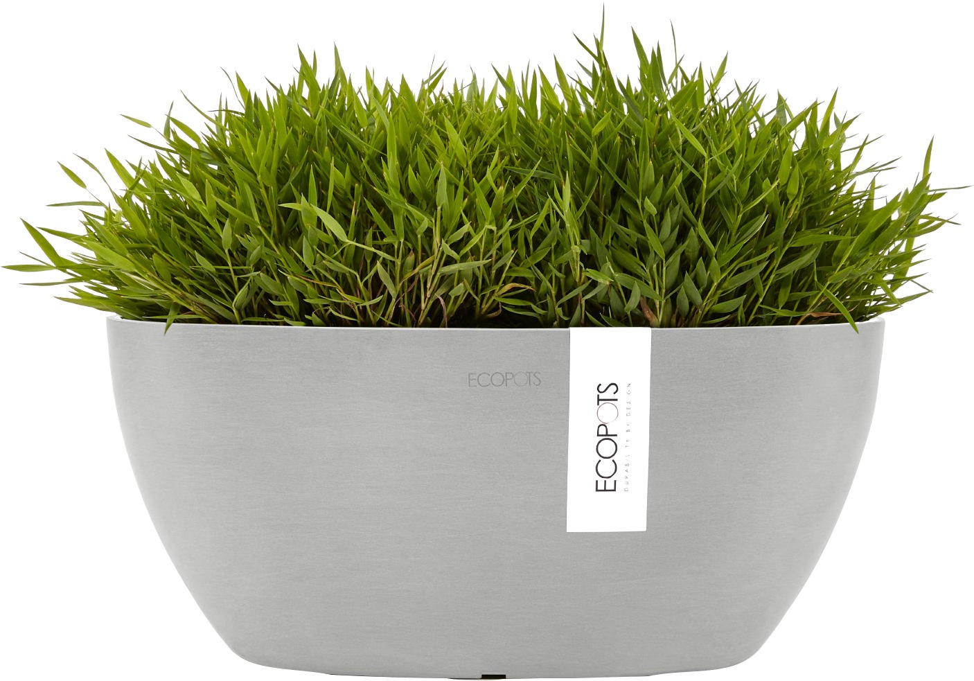 ECOPOTS Blumentopf »SOFIA White Grey«, BxTxH: 13x13x13,5 cm