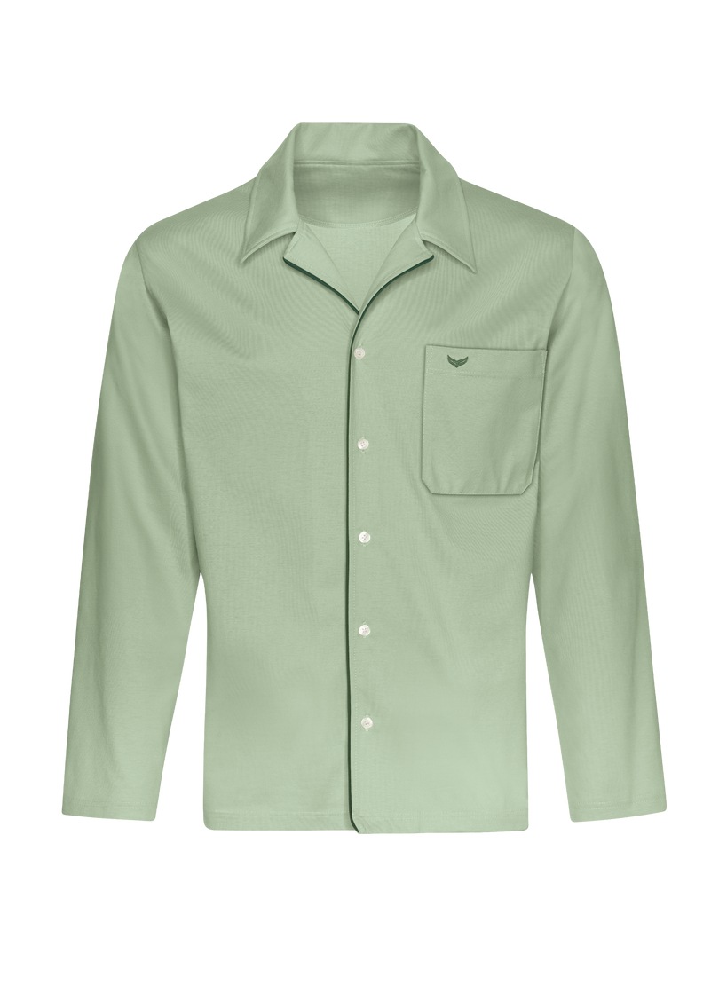 Trigema Schlafanzug "TRIGEMA Schickes Schlafanzug Oberteil mit Knopfleiste" günstig online kaufen