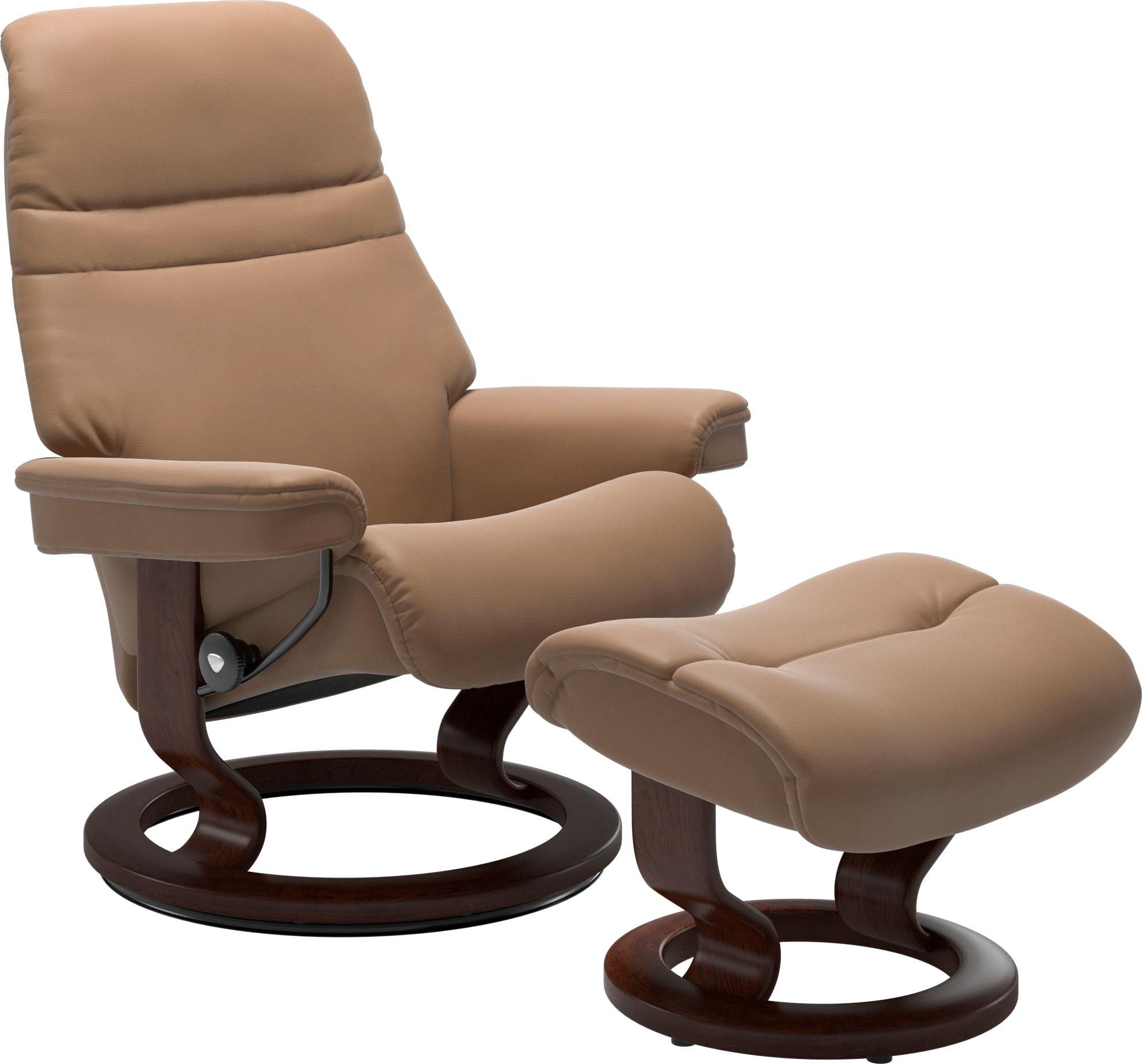 Stressless Relaxsessel "Sunrise", mit Classic Base, Größe S, Gestell Braun günstig online kaufen