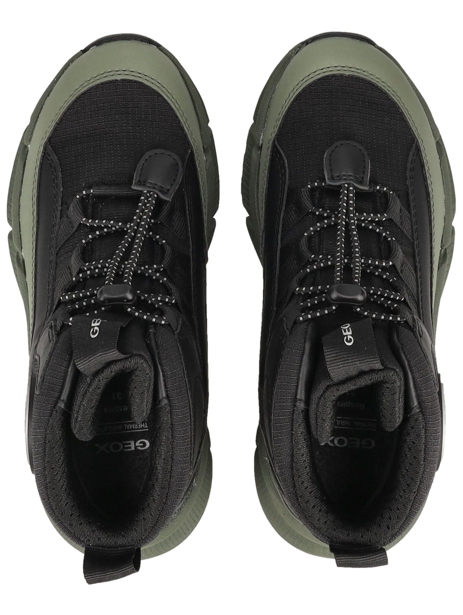 Geox Schnürstiefelette »Geox Stiefelette Lederimitat/Textil«