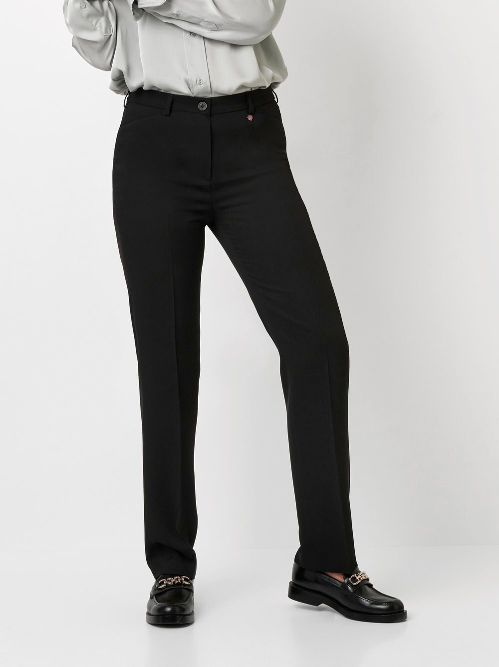 Relaxed Bügelfaltenhose "Steffi" aus knitterfreiem Material
