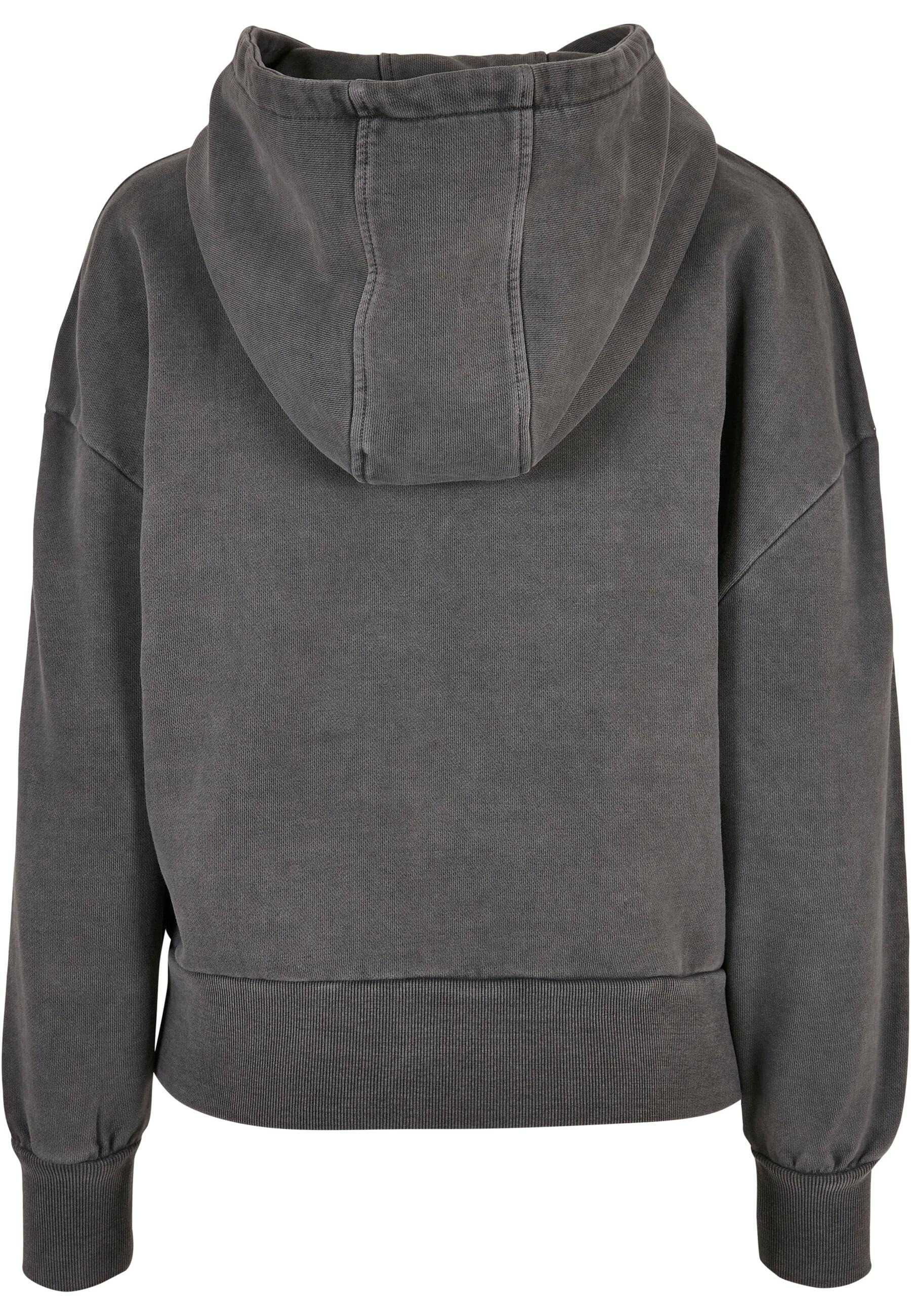 URBAN CLASSICS Kapuzenpullover »Urban Classics Damen Ladies Heavy Terry Garment Dye Hoody«, (1 tlg.)