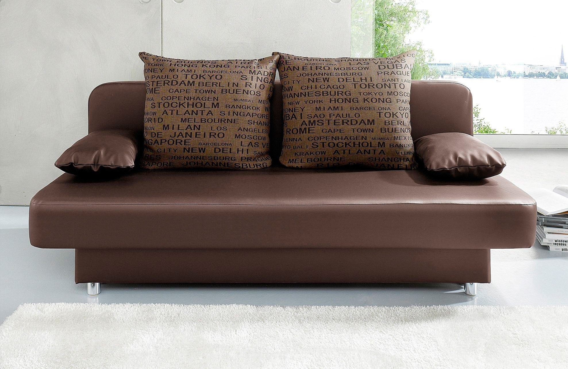 COLLECTION AB Schlafsofa "Ulla inkl. Bettfunktion und Bettkasten" inkl. Wen günstig online kaufen