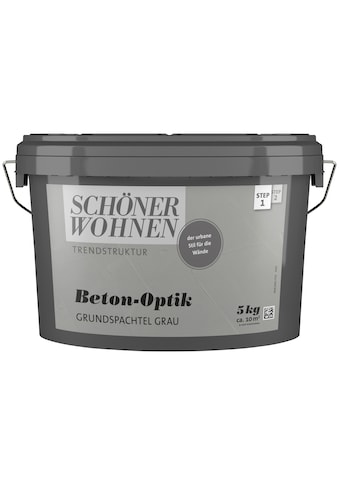 SCHÖNER WOHNEN-Kollektion Spachtelmasse »Betonoptik Grundspachtel«, 5 kg, grau,... kaufen