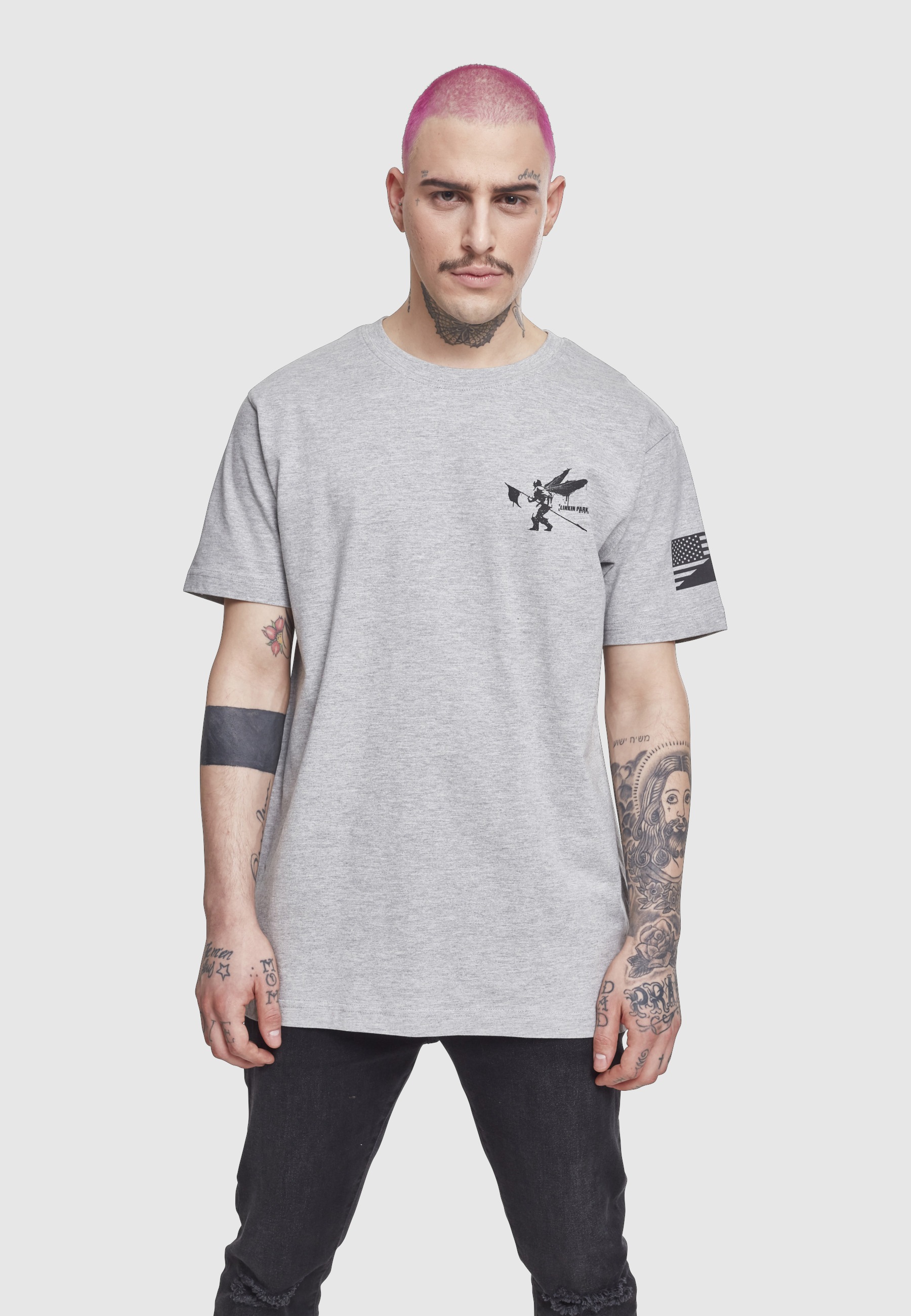 Merchcode T-Shirt »Merchcode Herren Linkin Park Flag Tee« 1 tlg.