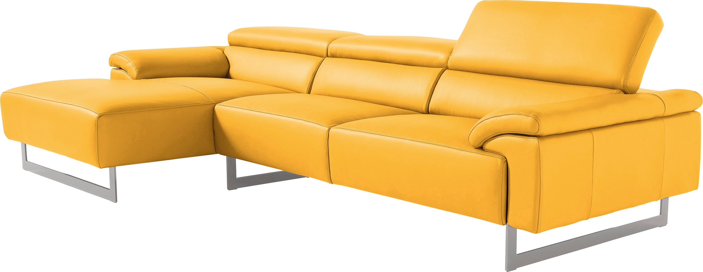 Egoitaliano Ecksofa "Malika, edel und bequem, Designsofa mit hochwertigen B günstig online kaufen