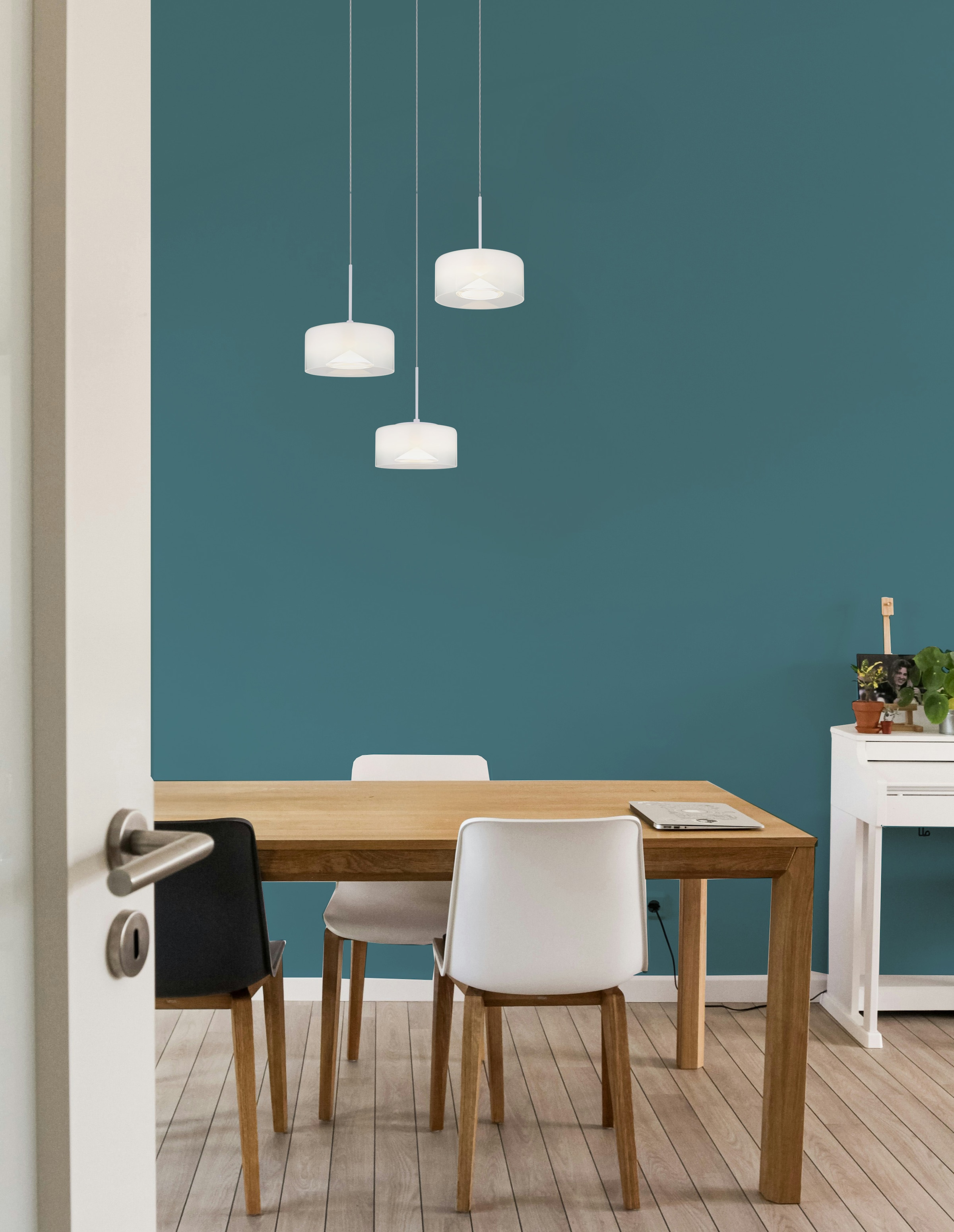 GLOBO LIGHTING LED Pendelleuchte »BELINDA«, Leuchtmittel LED-Modul | LED fest integriert, Hängelampe/Hängeleuchte/Wohnzimmer/Esstisch/elegant