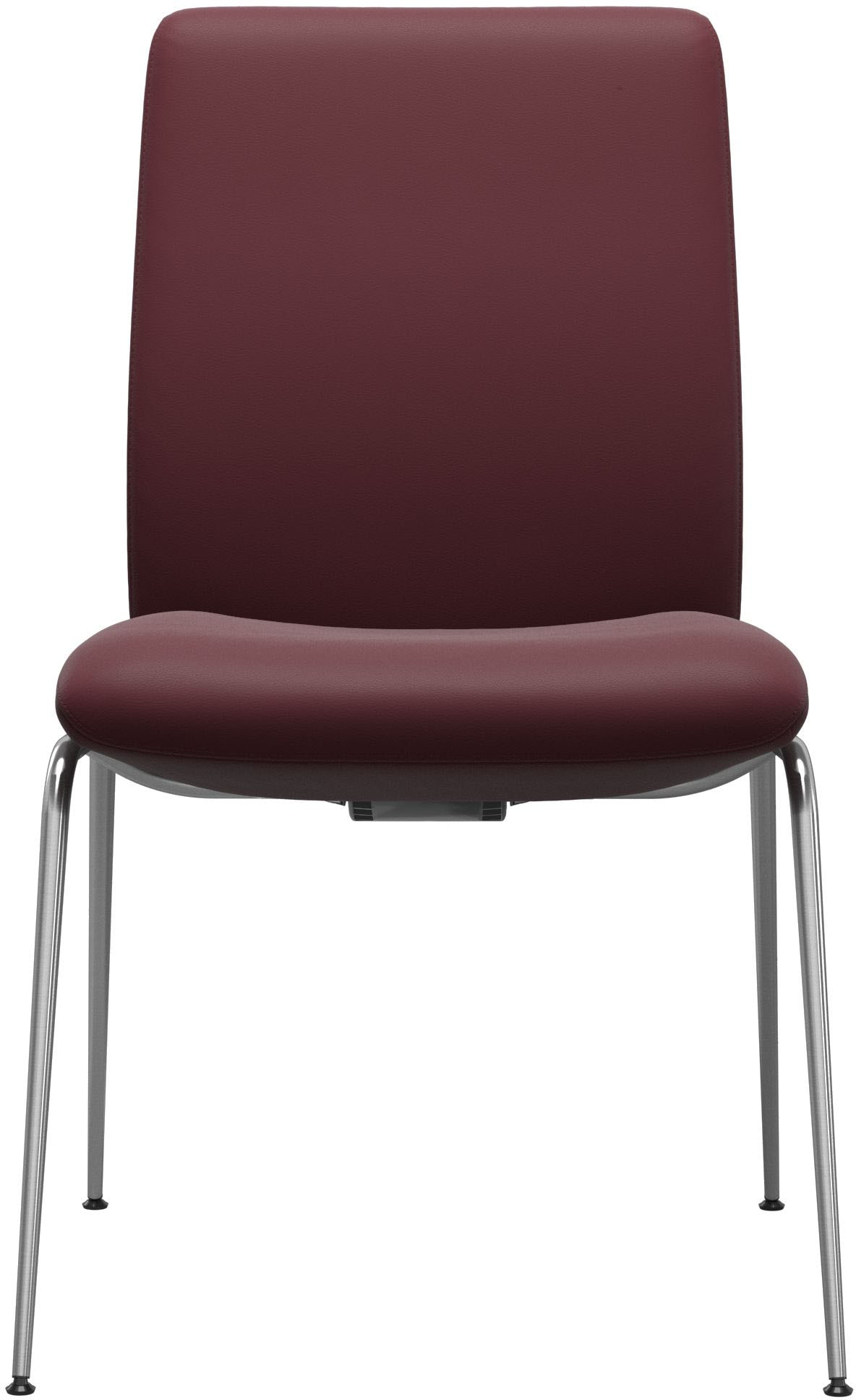 Stressless® Polsterstuhl »Laurel«, Leder BATICK, Low Back, Größe L, mit Beinen aus Stahl in Schwarz matt