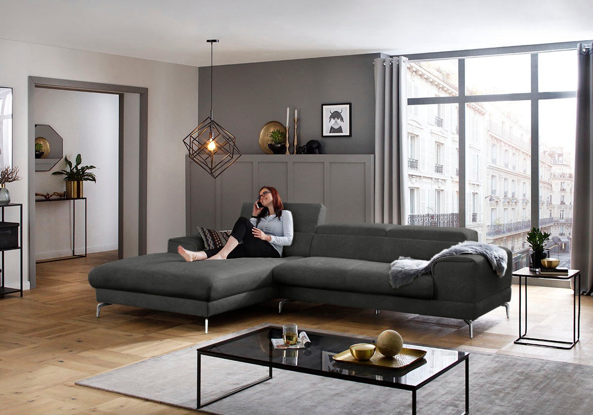 W.SCHILLIG Ecksofa "piedroo, Designsofa mit tollem Sitzkomfort, bequem und günstig online kaufen