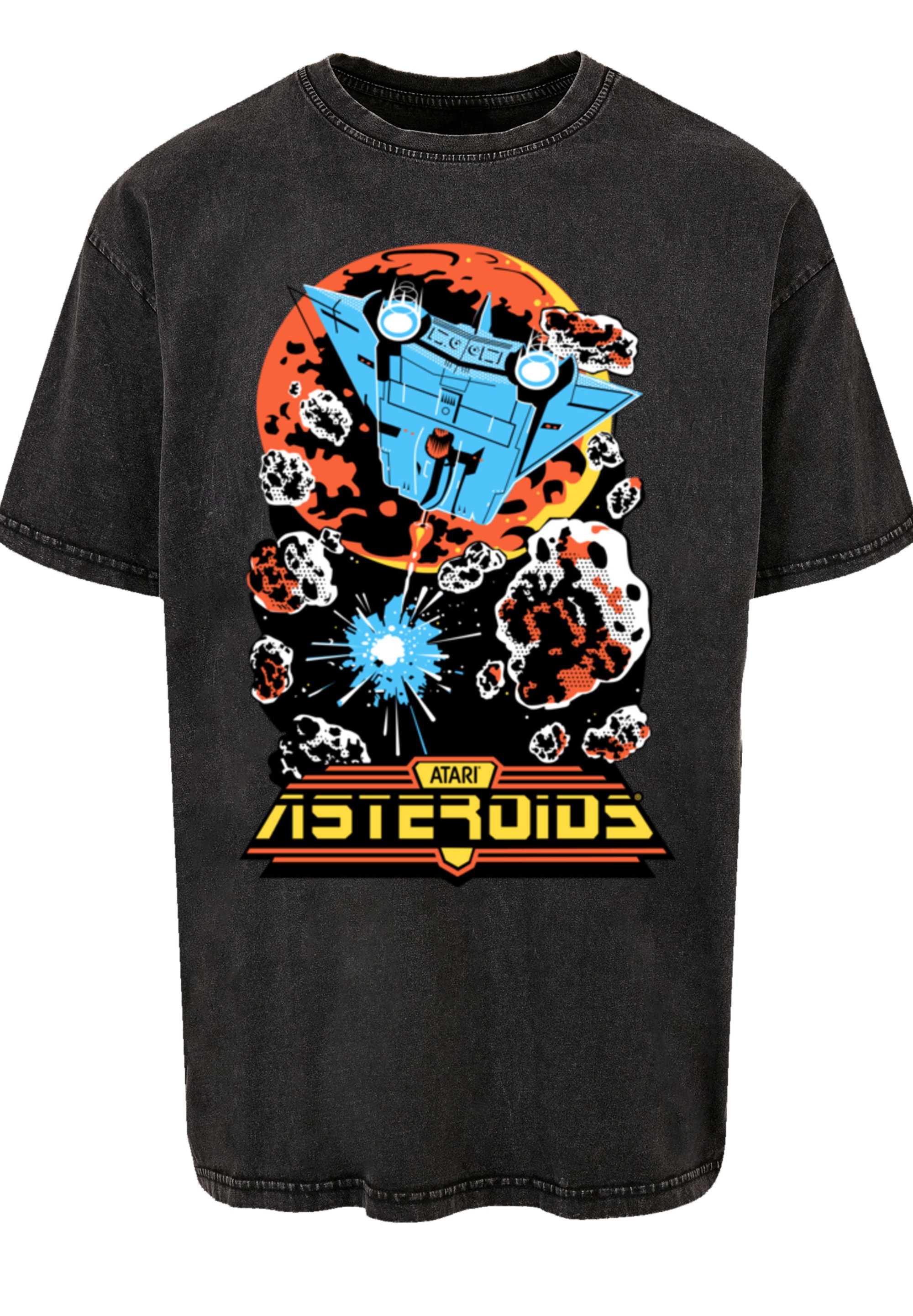 F4NT4STIC T-Shirt »Asteroids Vintage Atari Retro Gaming«, Premium Qualität