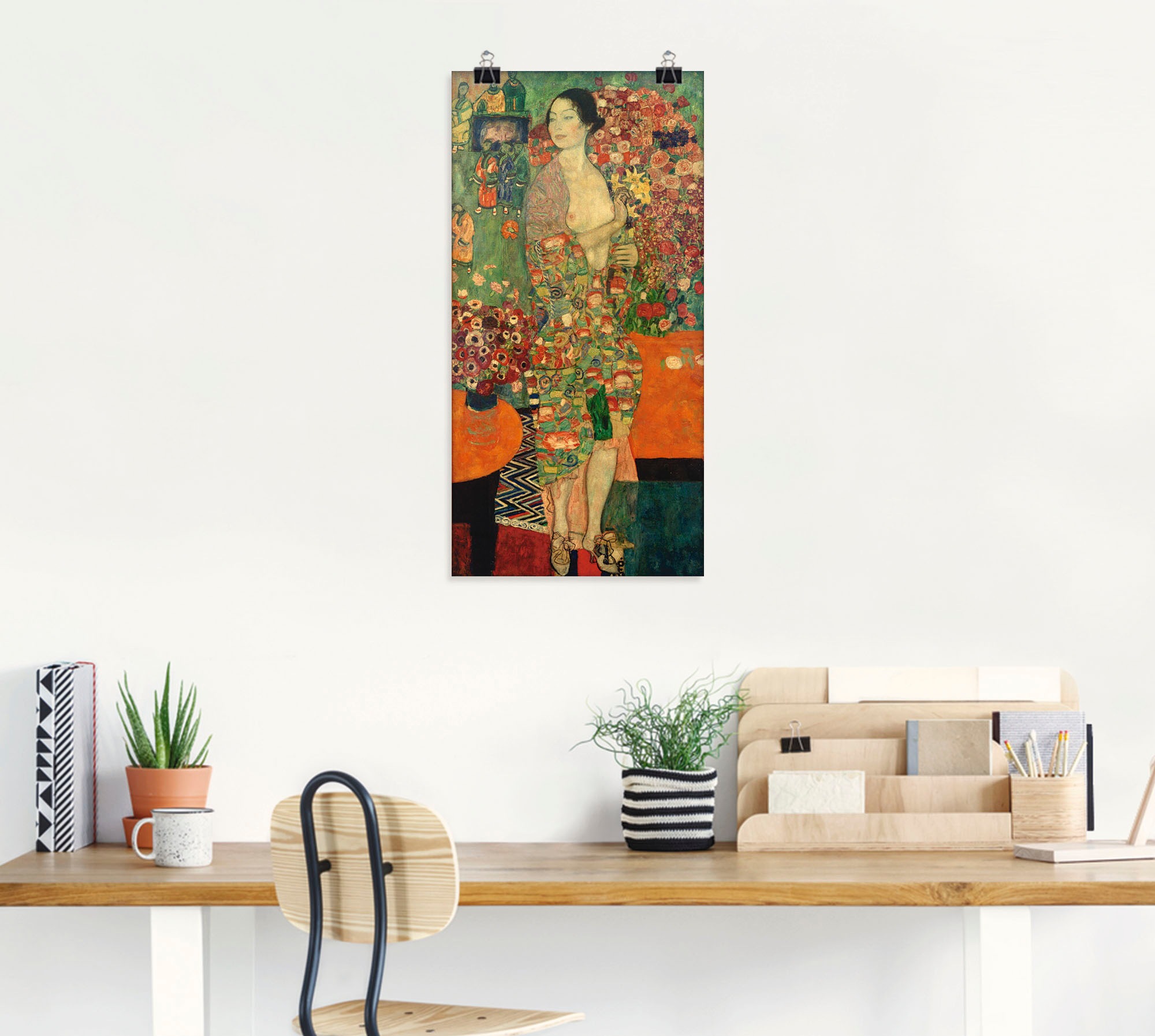 Artland Wandbild "Die Tänzerin", Frau, (1 St.), als Leinwandbild, Poster, W günstig online kaufen