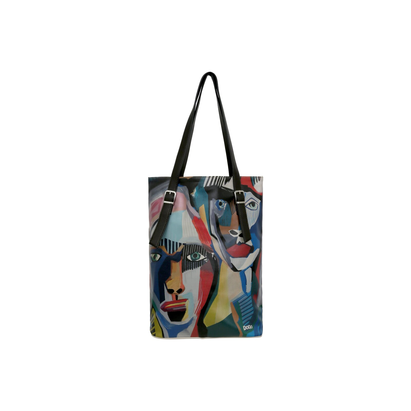 Thumbnail - DOGO Umhängetasche "Tall Bag Damen Schultertasche You Are Never Alone Damen", Vegan