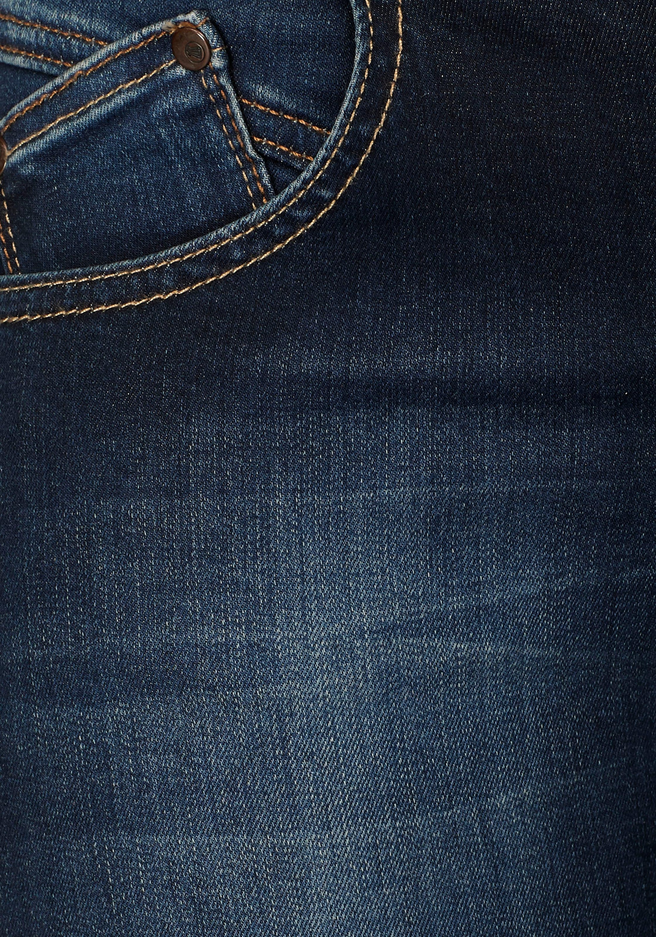 | BAUR Slim-fit-Jeans Waist SLIM Powerstretch »GILA für Low Herrlicher REUSED«, bestellen