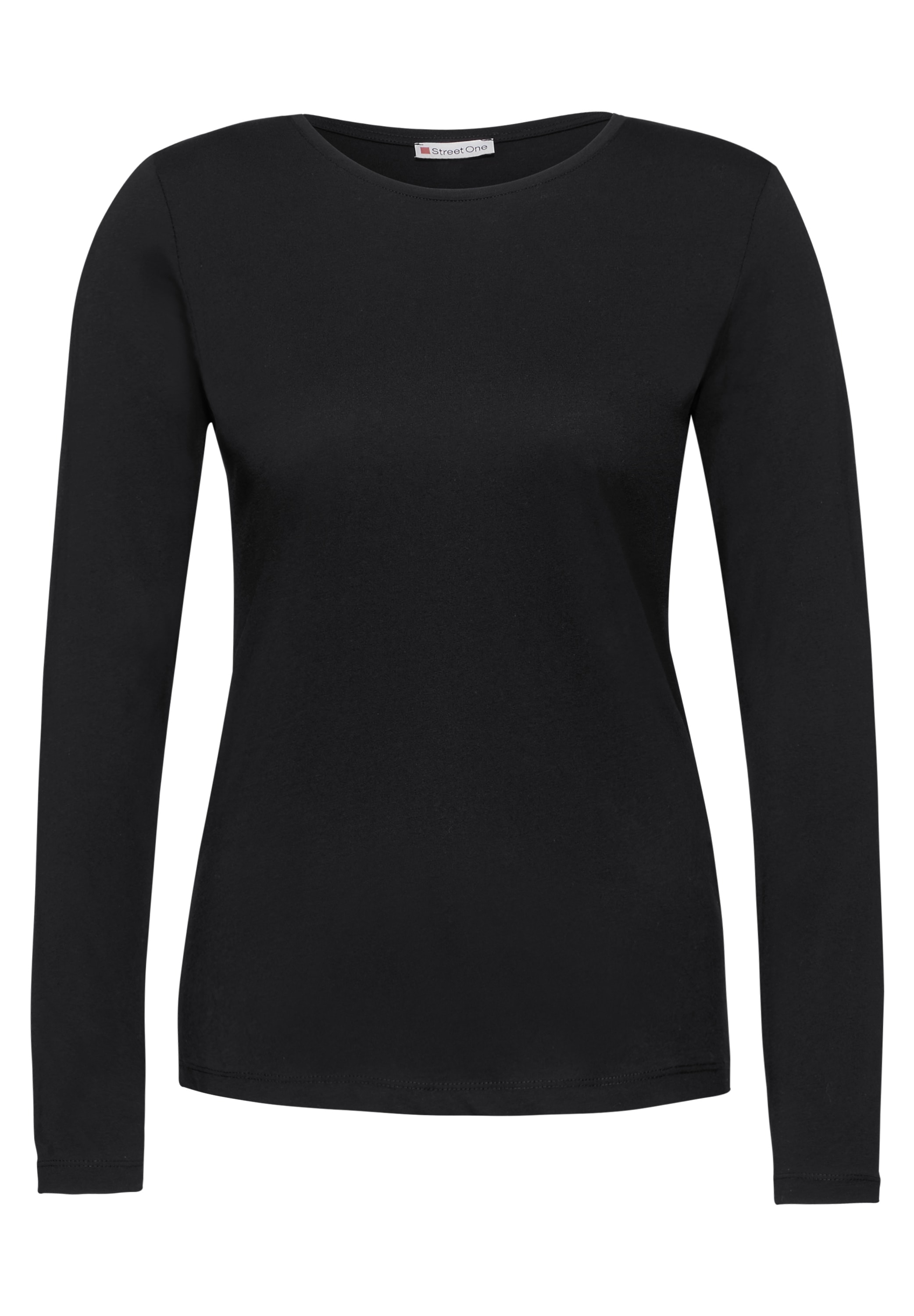 STREET ONE Langarmshirt, aus reiner Baumwolle
