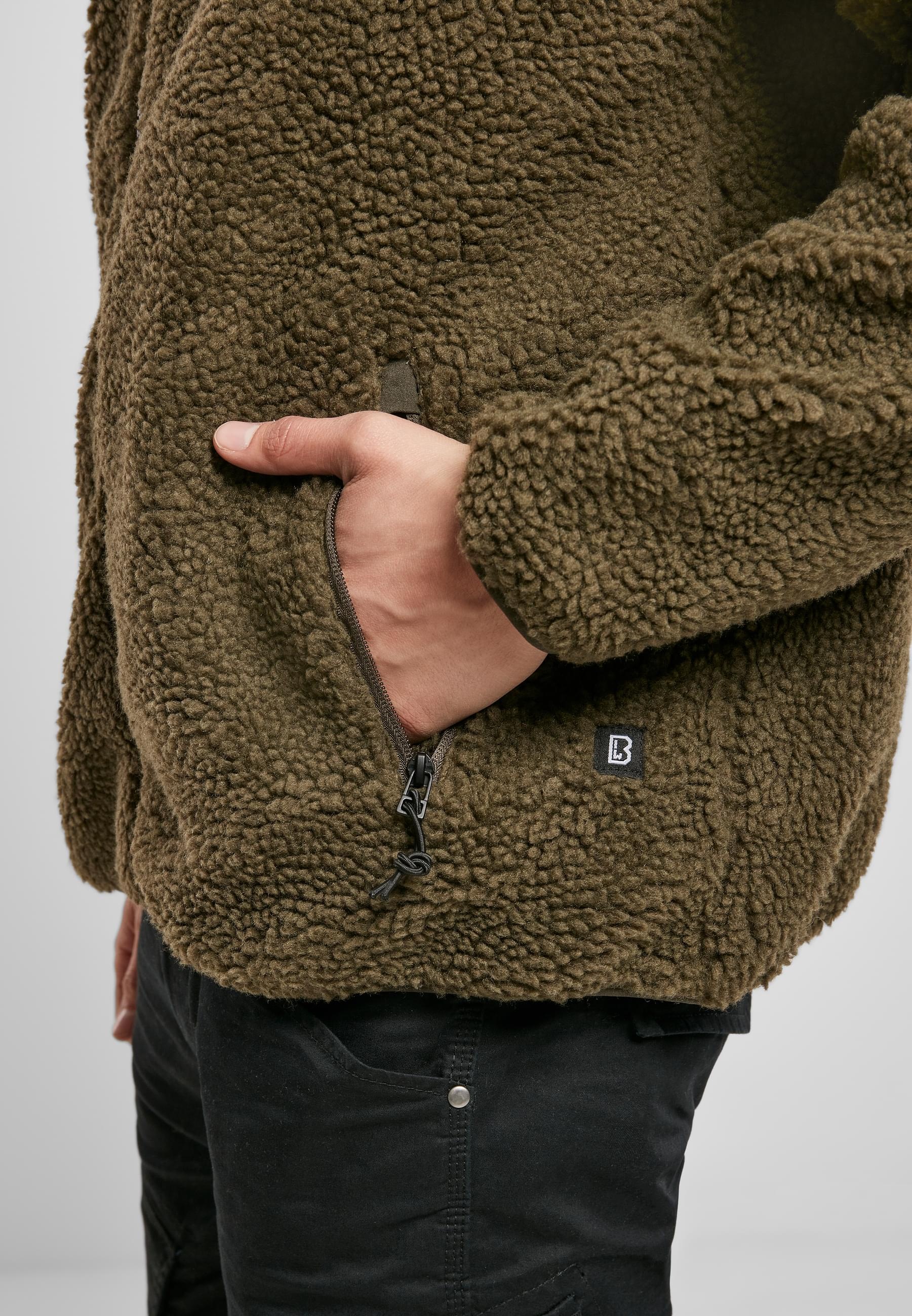 Brandit Anorak »Brandit Herren Teddyfleece Worker Jacket«, (1 St.), mit Kapuze