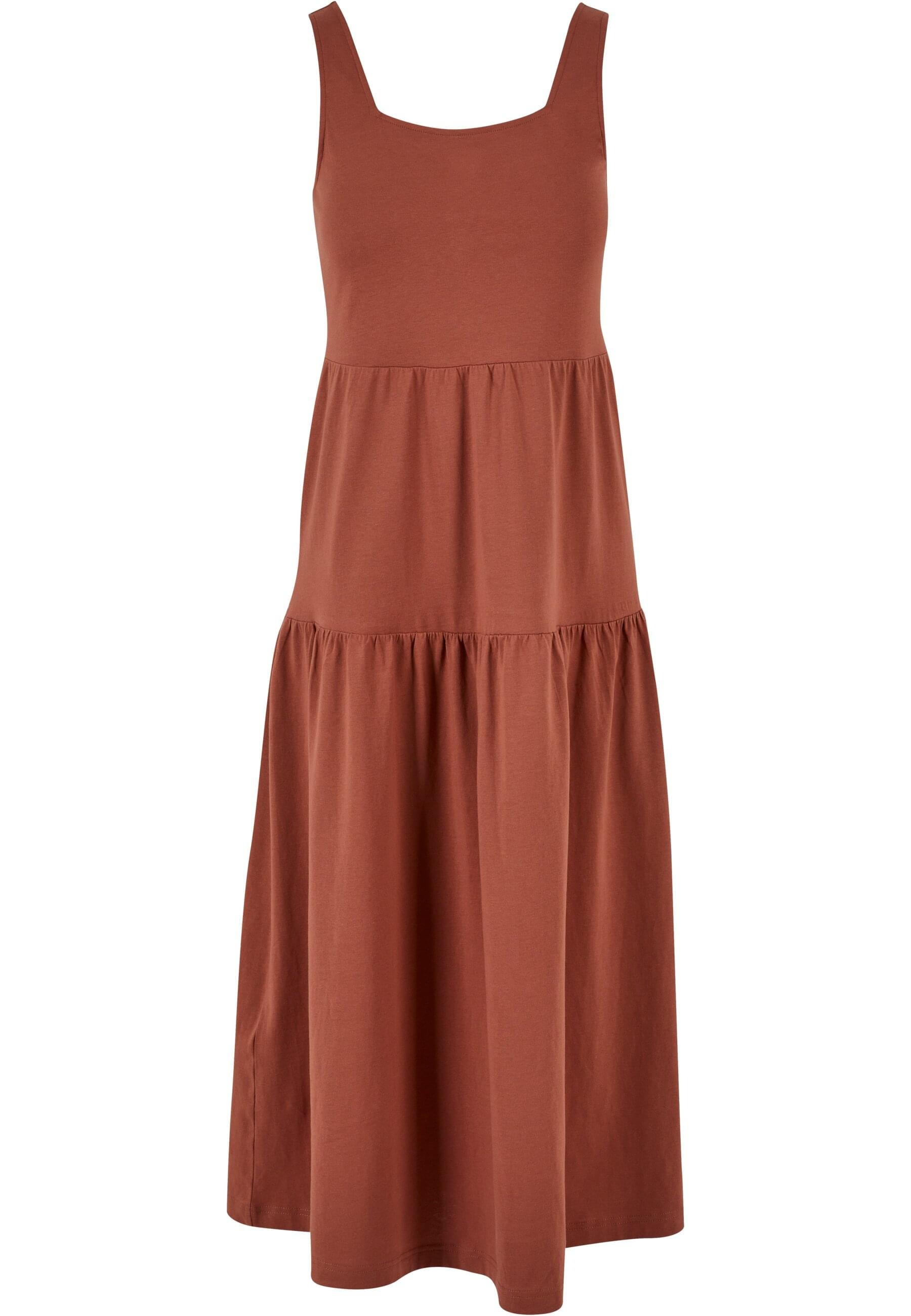 URBAN CLASSICS Shirtkleid »Urban Classics Damen Ladies 7/8 Length Valance Summer Dress«, (1 tlg.)