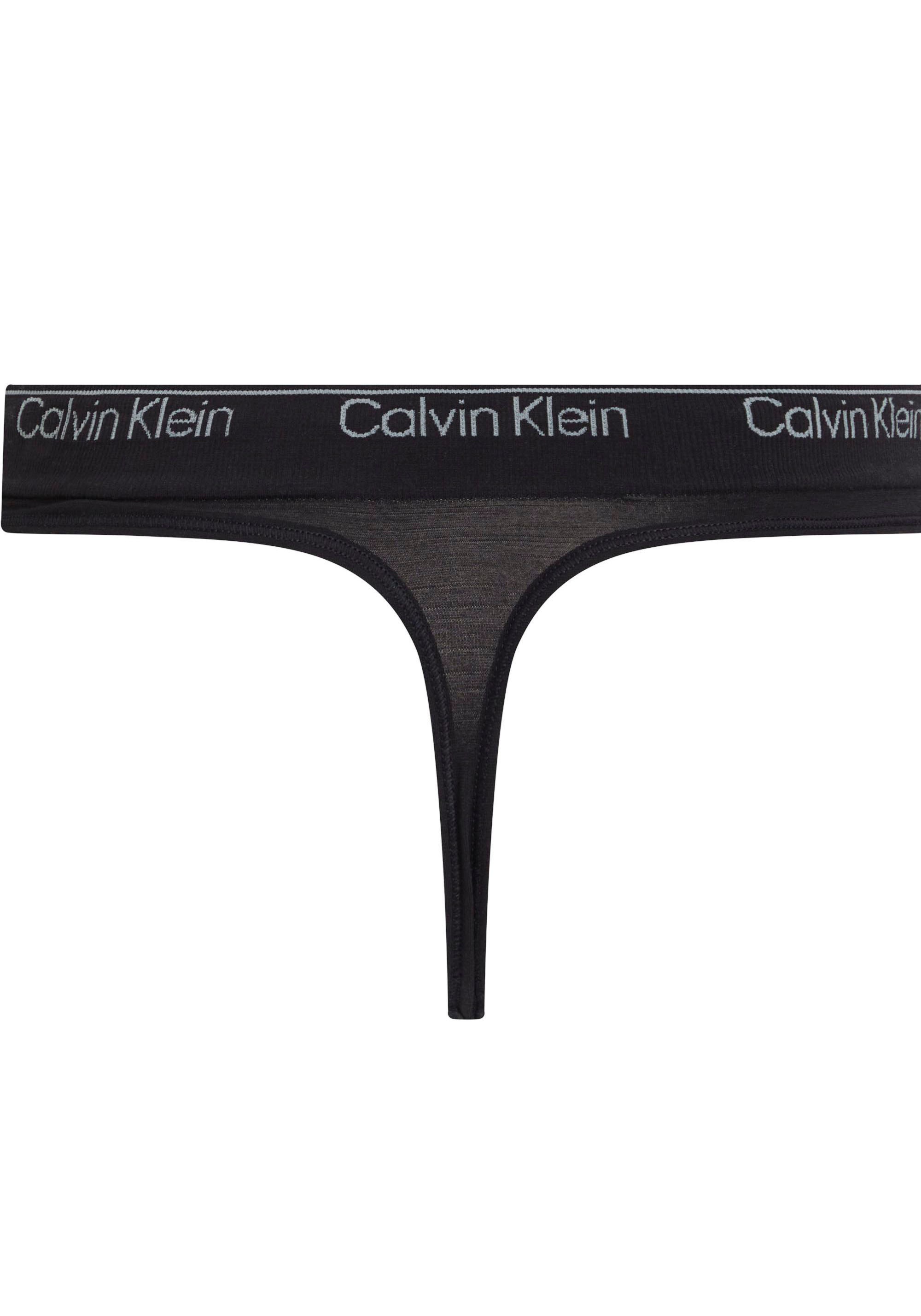 Calvin Klein Underwear T-String »THONG«, mit CK-Logo am Bund