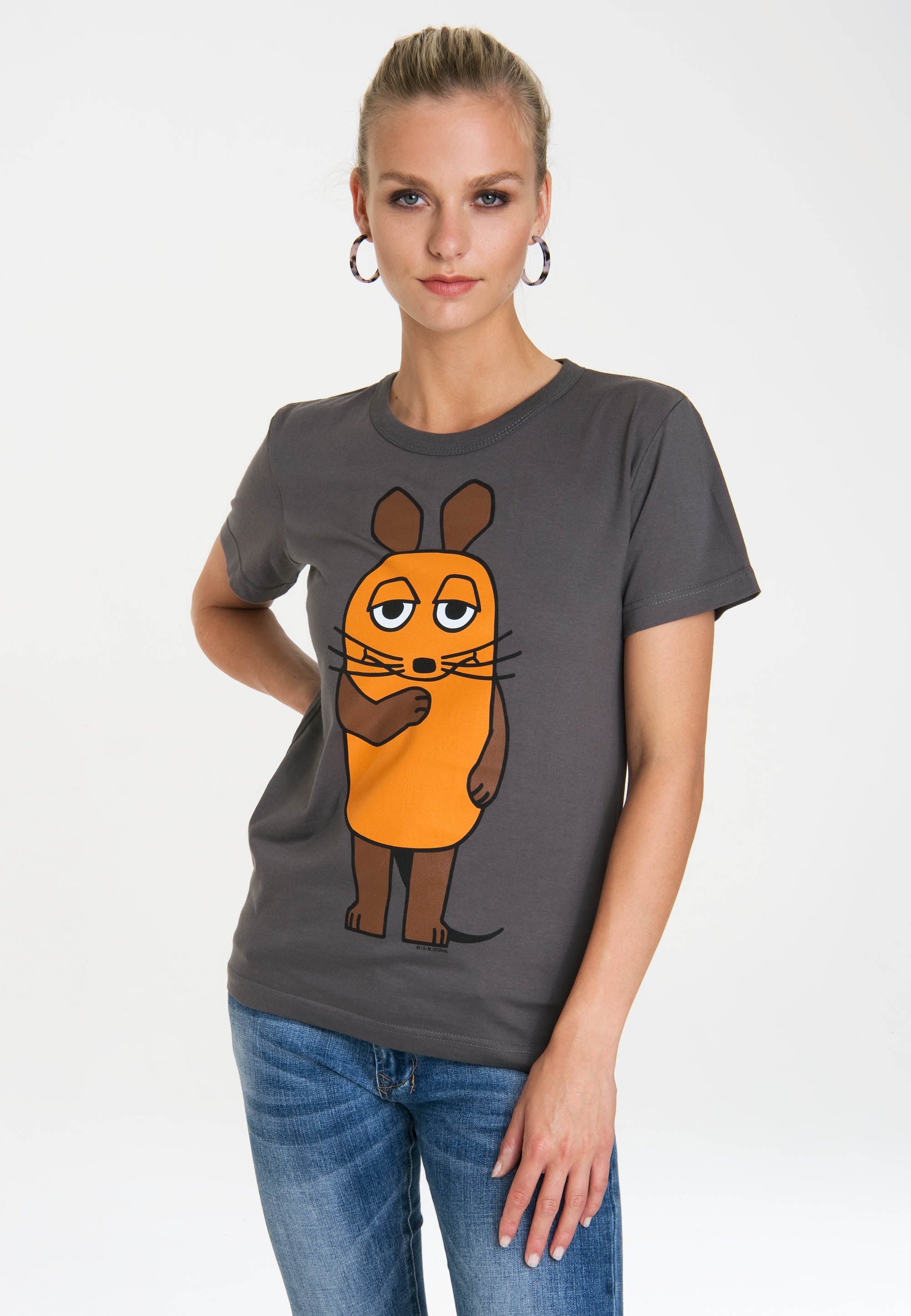 LOGOSHIRT T-Shirt »Die Sendung mit der Maus«, mit lizenziertem Print