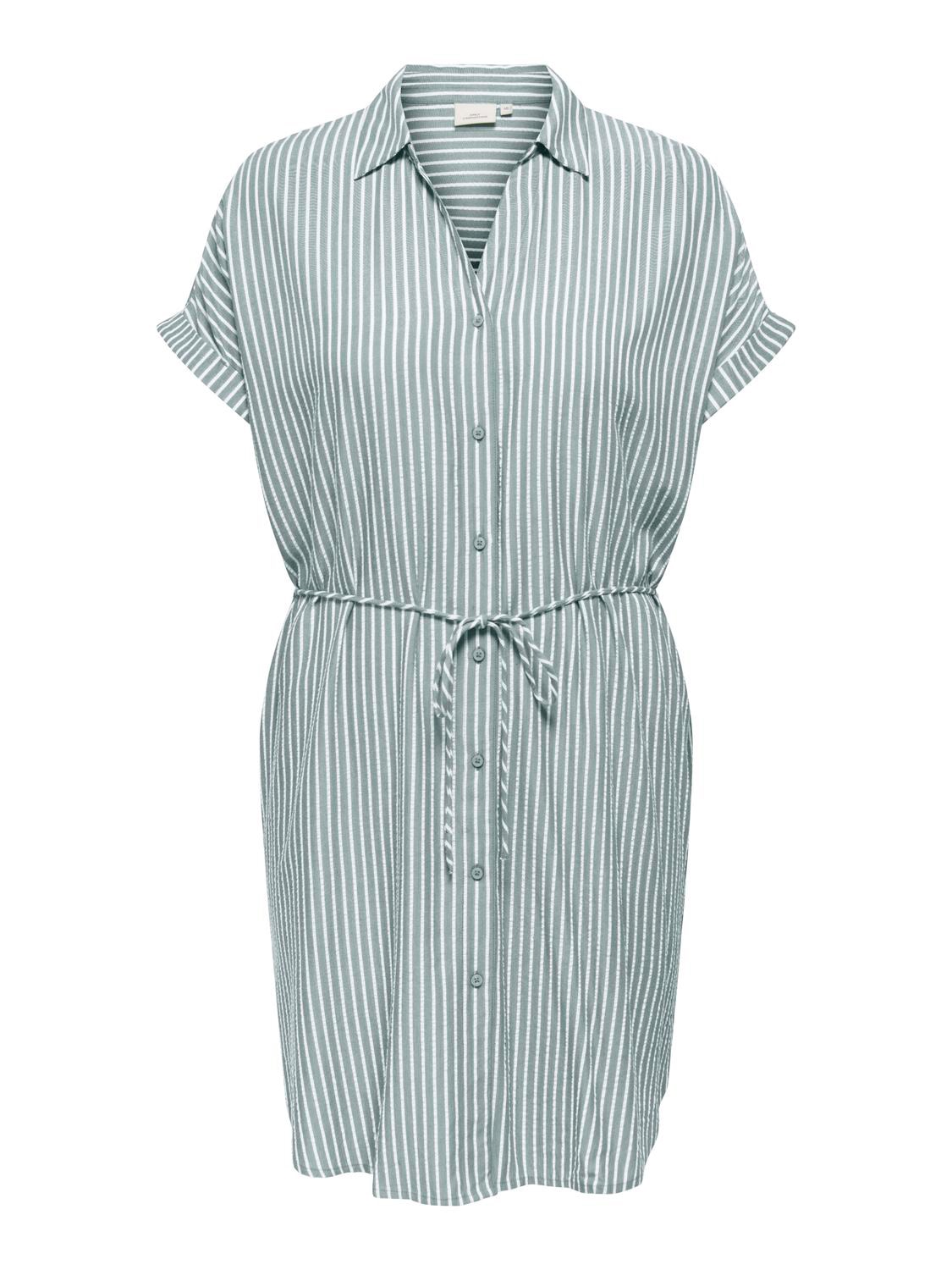 ONLY CARMAKOMA Sommerkleid »CARPENNA S/S LOOSE KNEE DRESS AOP«