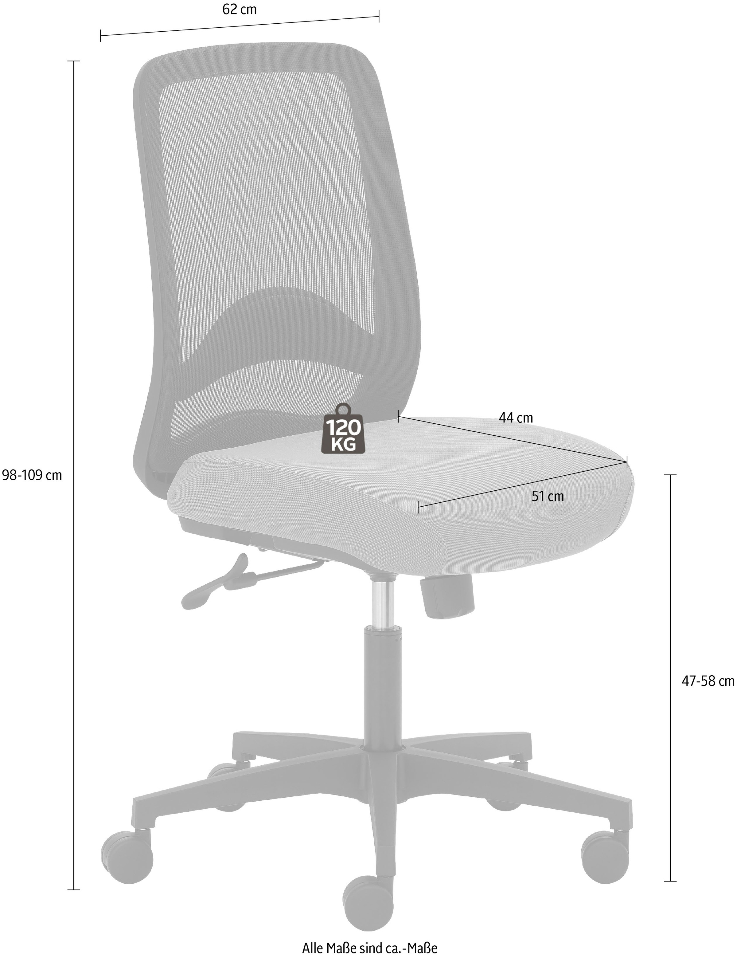 Mayer Sitzmöbel Bürostuhl »myTRITON«, 1 St., Flachgewebe