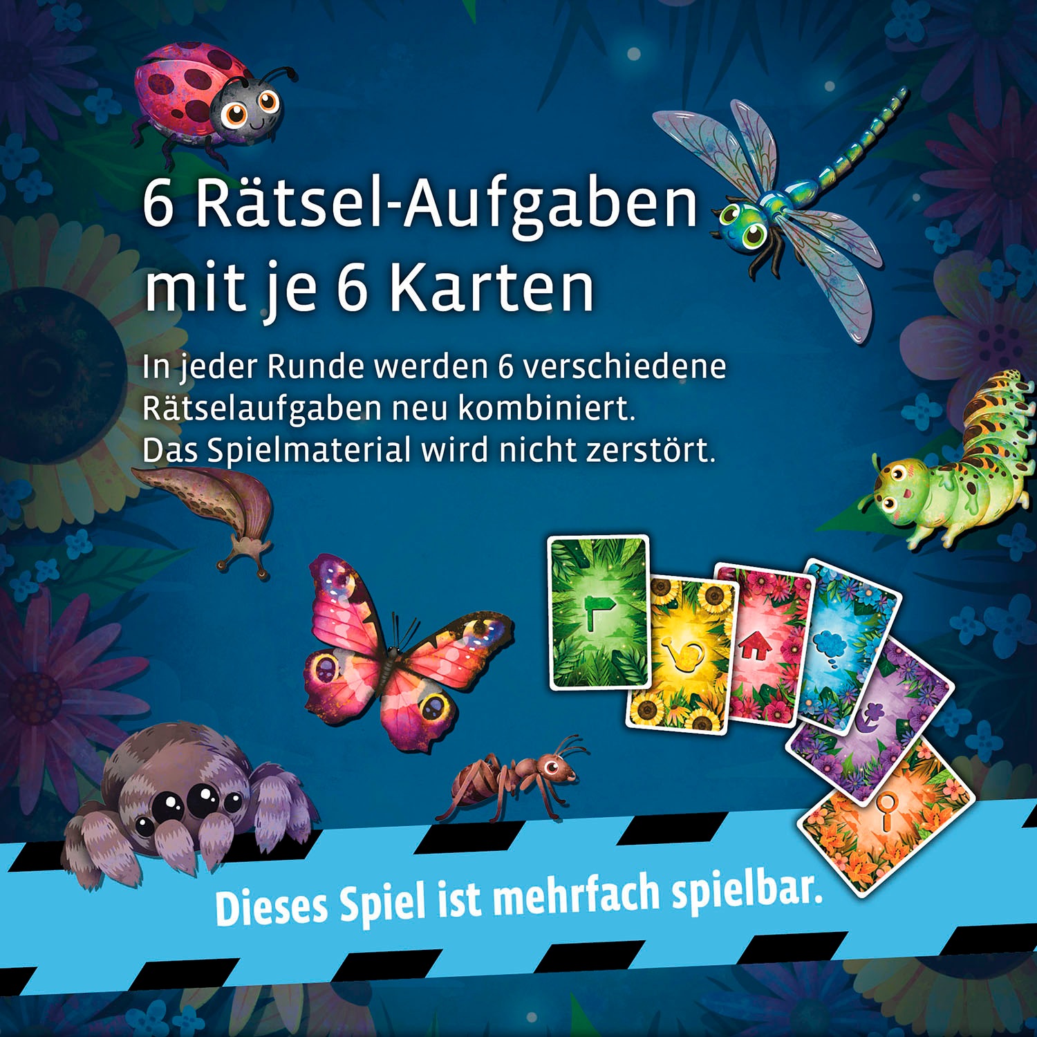 Kosmos Spiel »EXIT® Kids Krabbeliger Rätselspaß« Made in Germany