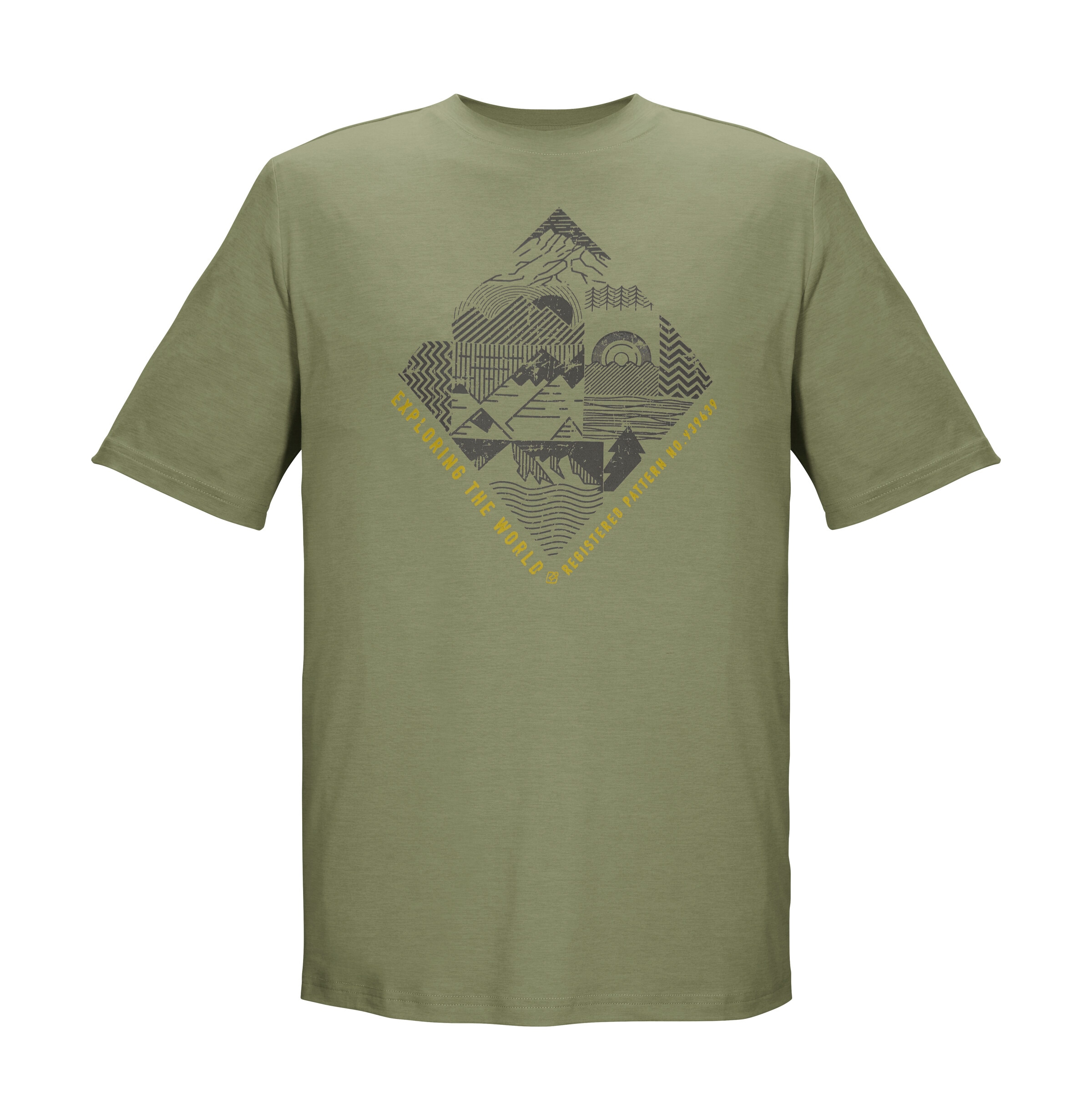 Killtec T-Shirt "KOS 24 MN TSHRT" Feuchtigkeitstransportierend, schnelltrocknend, Adventure-Print