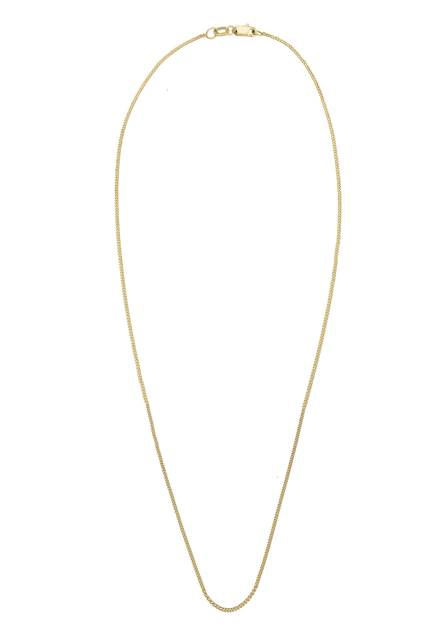 Elli Premium Kette ohne Anhänger »Basic Panzerkette Klassisch Elegant 375 Gelbgold«