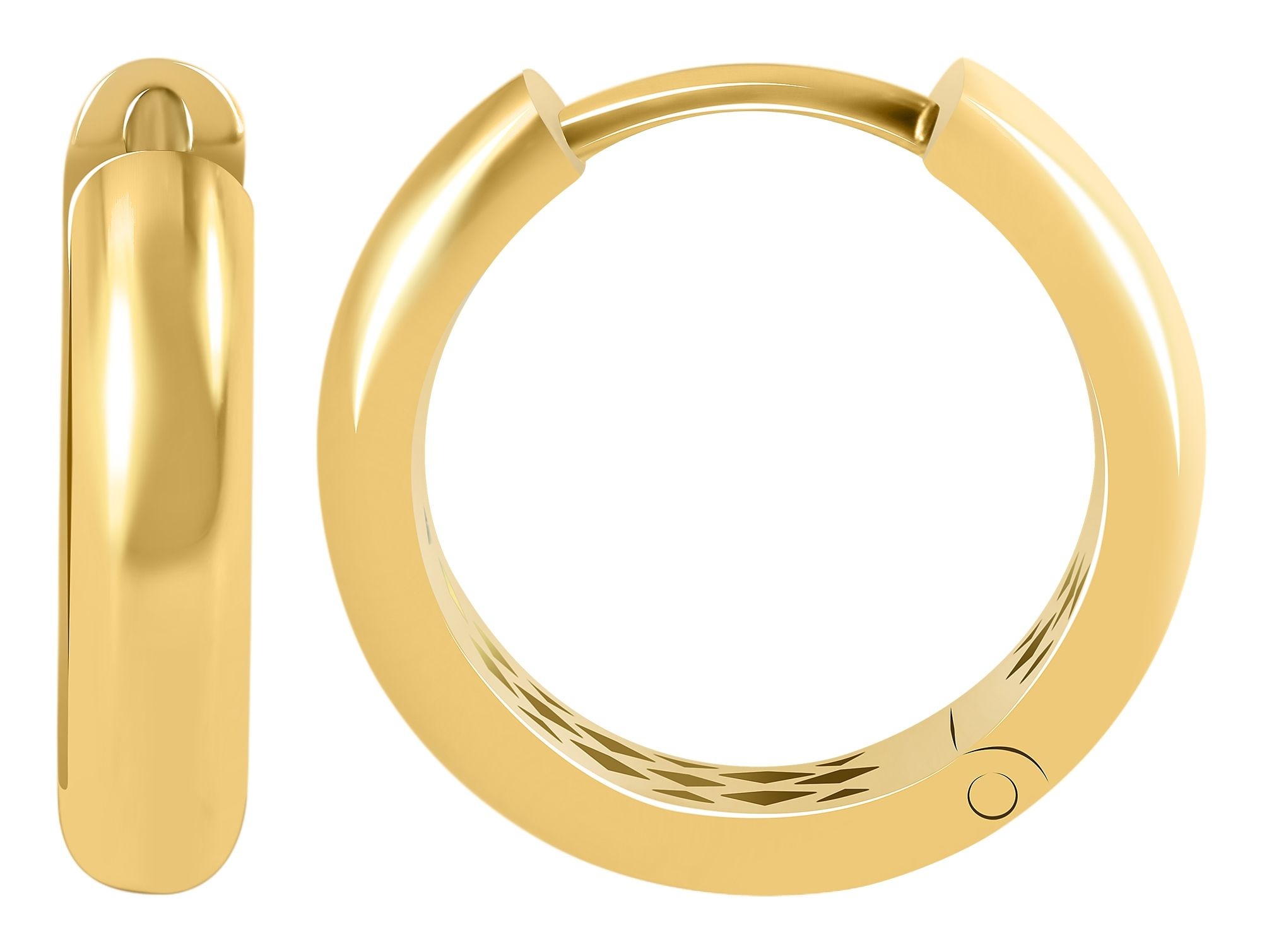 Adelia´s Klappcreolen »Damen Ohrringe – Klappcreole aus 333 Gold« Ideal als Geschenk für besondere Anlässe