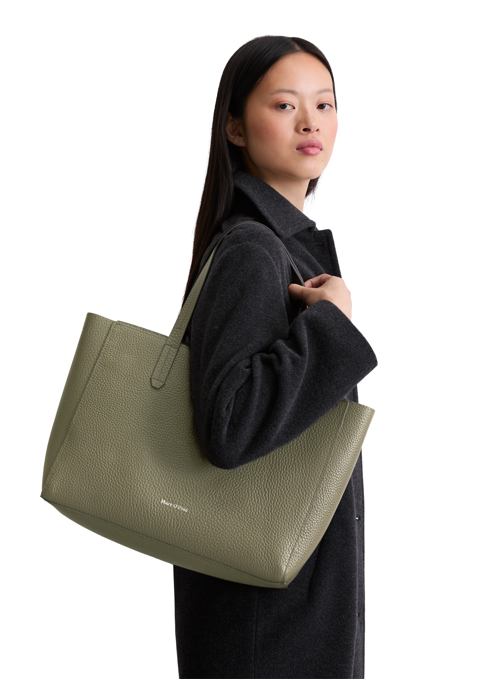 Marc O'Polo Shopper »aus genarbtem Rindleder«