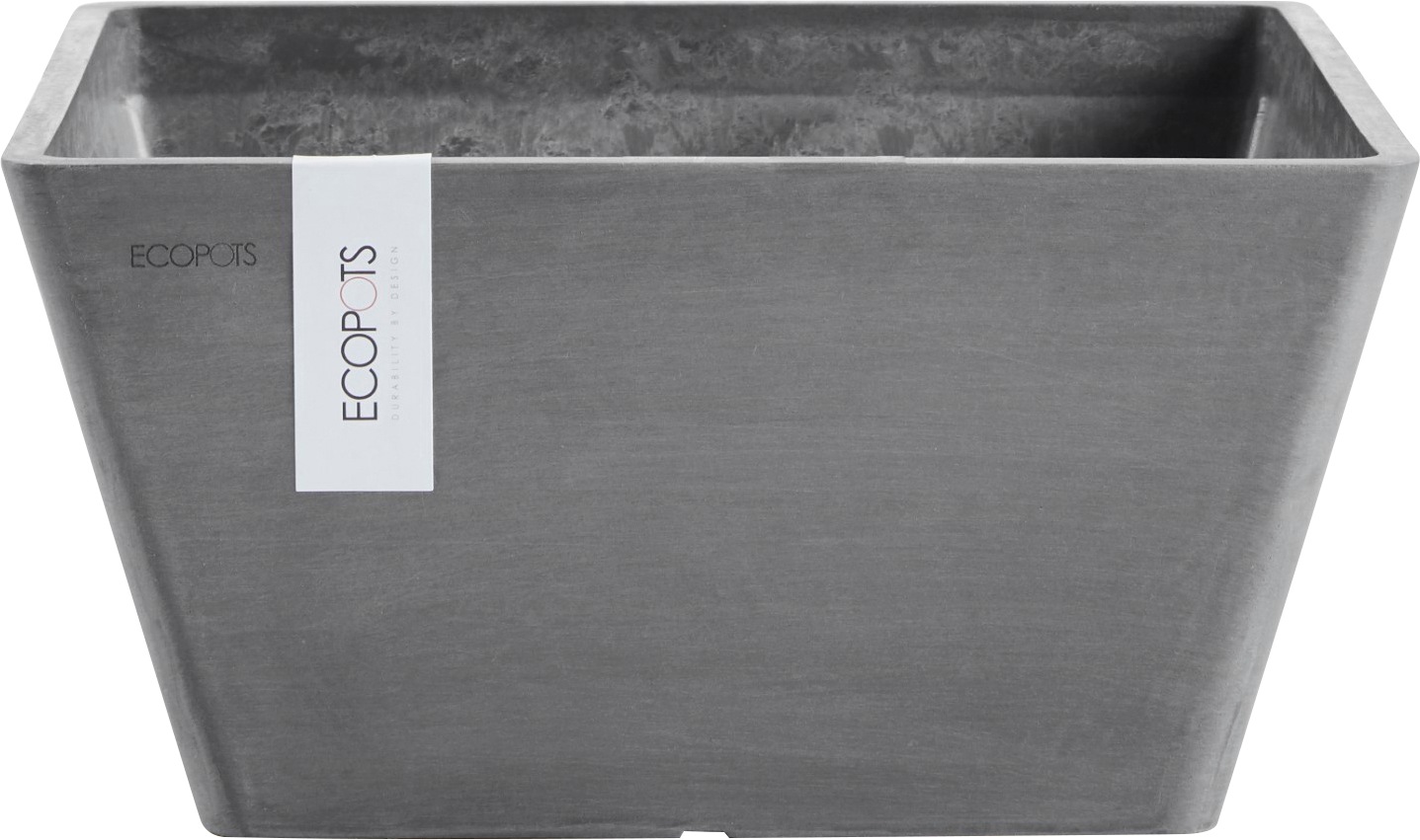 Blumentopf »BERLIN Grey«, BxTxH: 25,5x25,5x12,8 cm