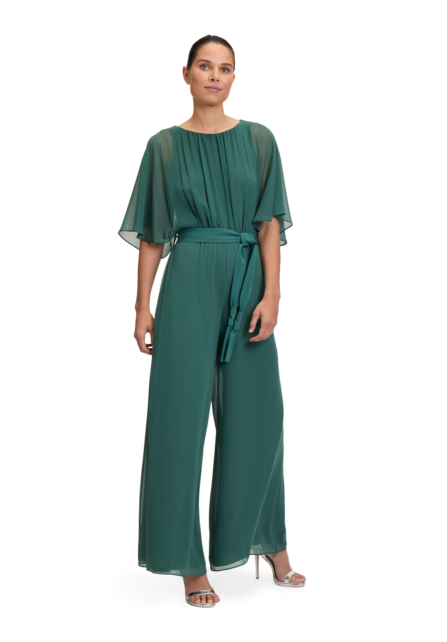 Vera Mont Overall "Damen Jumpsuit mit Bindegürtel" 1 Stk. tlg. Design günstig online kaufen