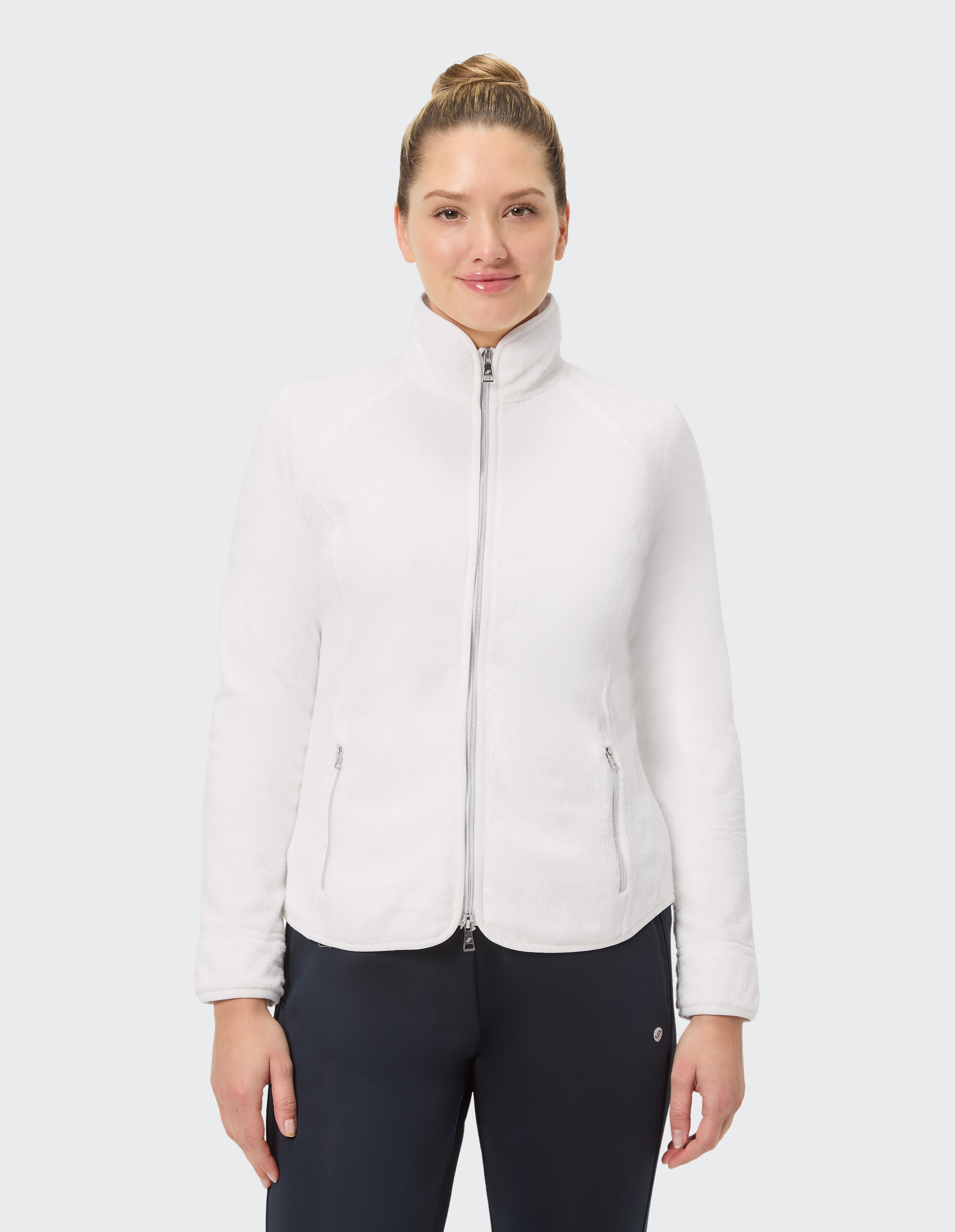 Joy Sportswear Sweatjacke "SWEATJACKE MALENA" mit robustem Reißverschluss, aus Polyester, in den Größen 36 bis 48