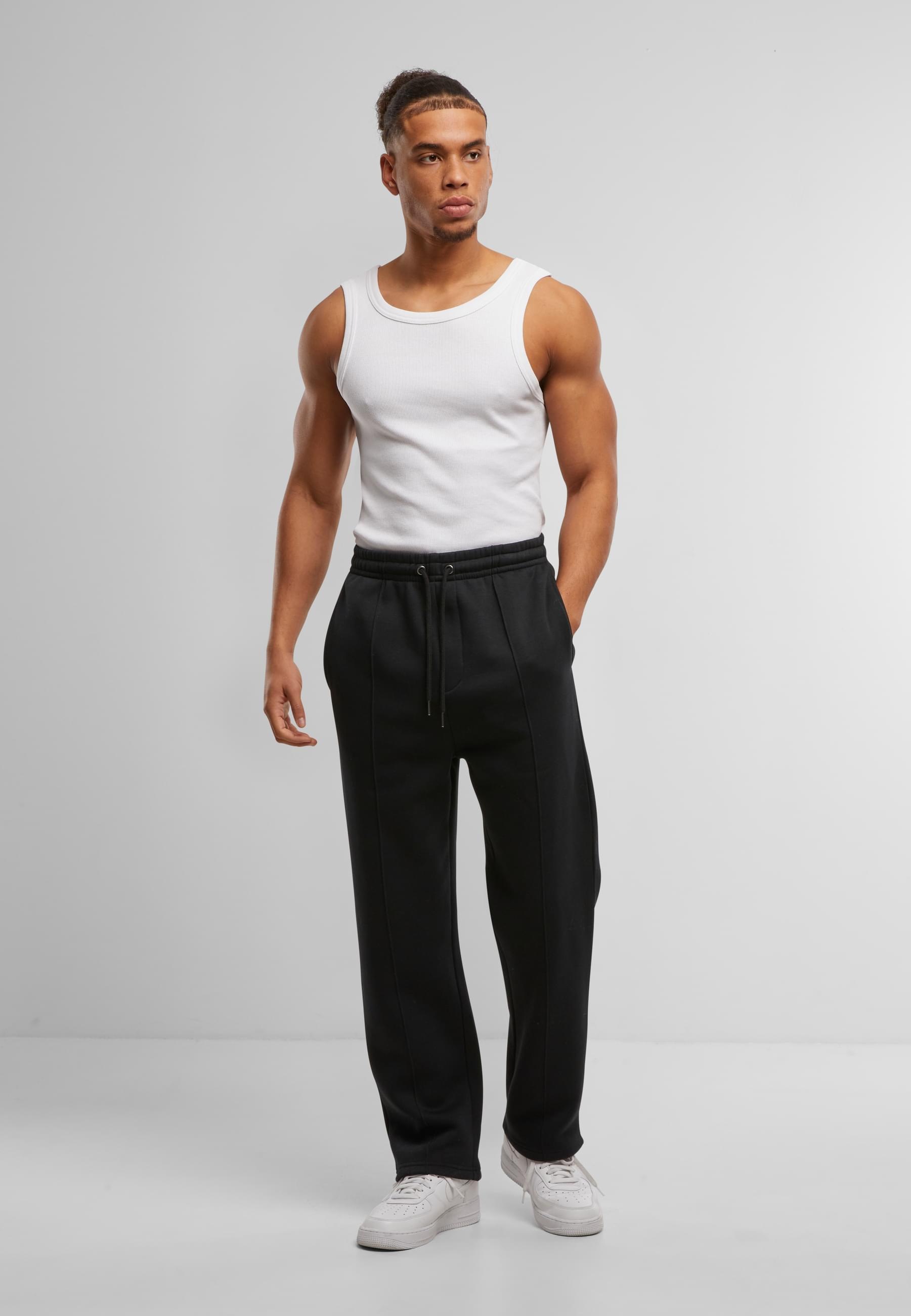 URBAN CLASSICS Jogginghose »Urban Classics Fluffy Pintuck Trackpants«, (1 tlg.)