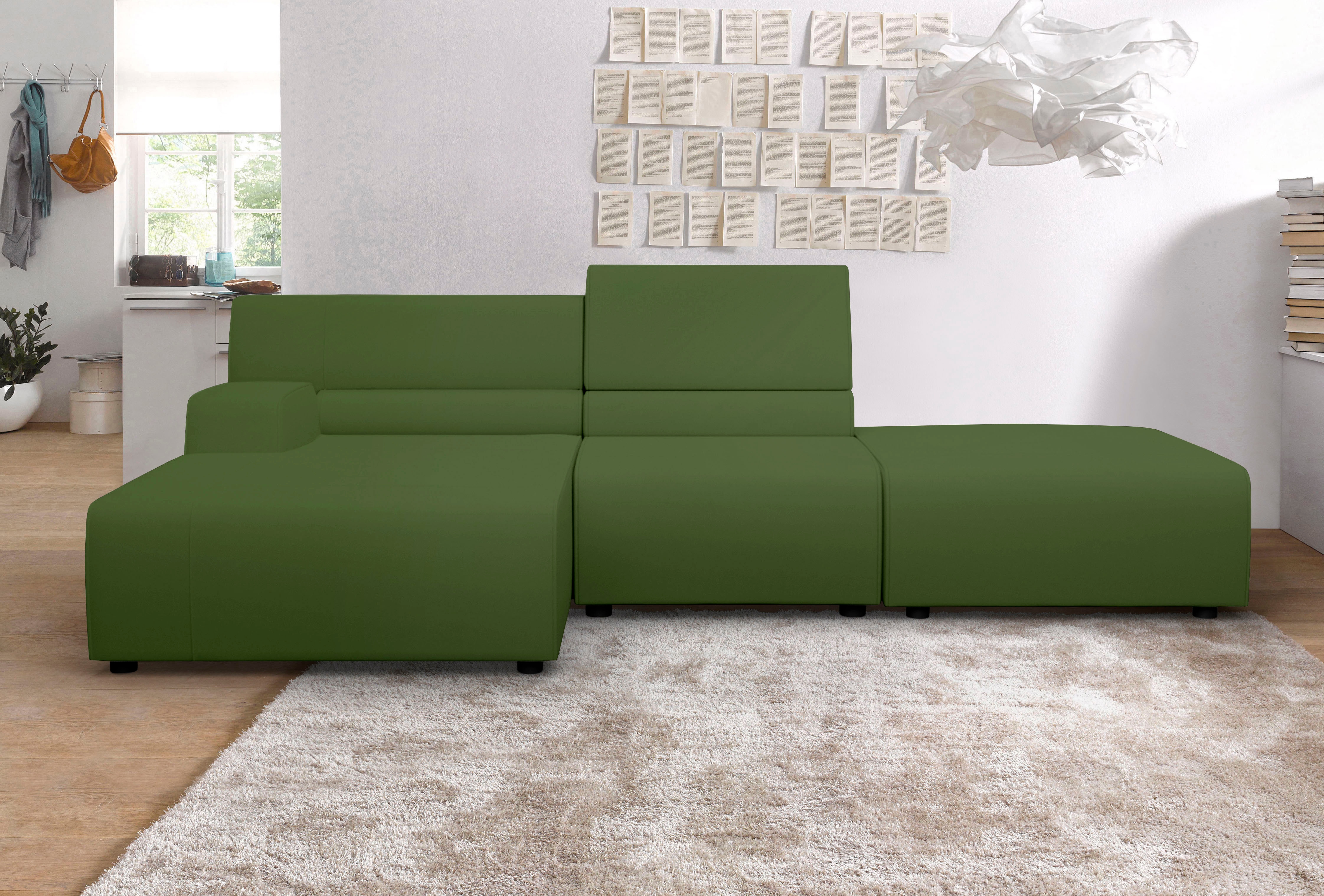 Egoitaliano Ecksofa "Babouche, Designsofa mit außergewöhnlichem Sitzkomfort zum Wohlfühlen"