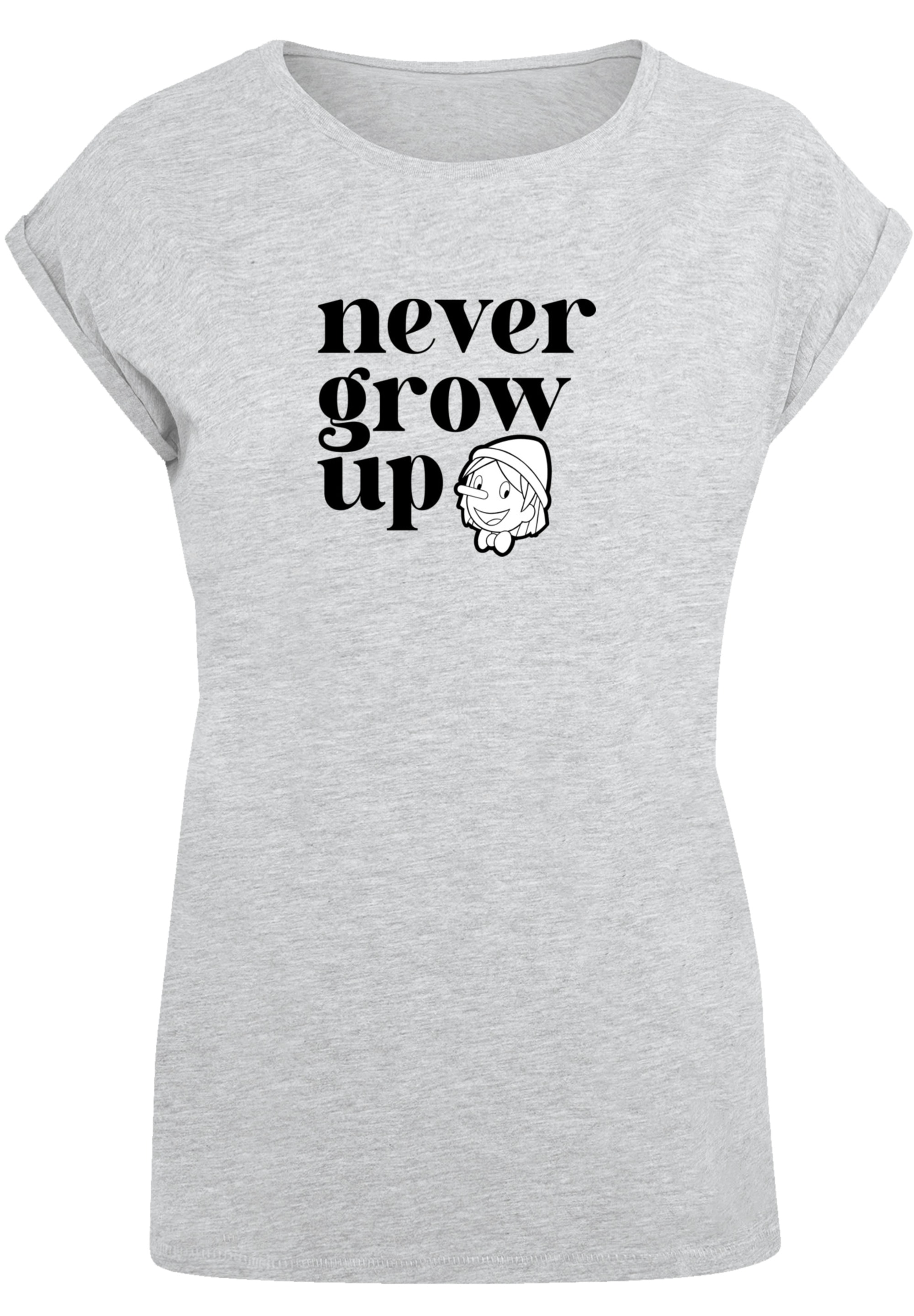 F4NT4STIC T-Shirt »Heroes of Childhood Pinocchio Never Grow Up«, Retro, Heroes of Childhood, TV Serie