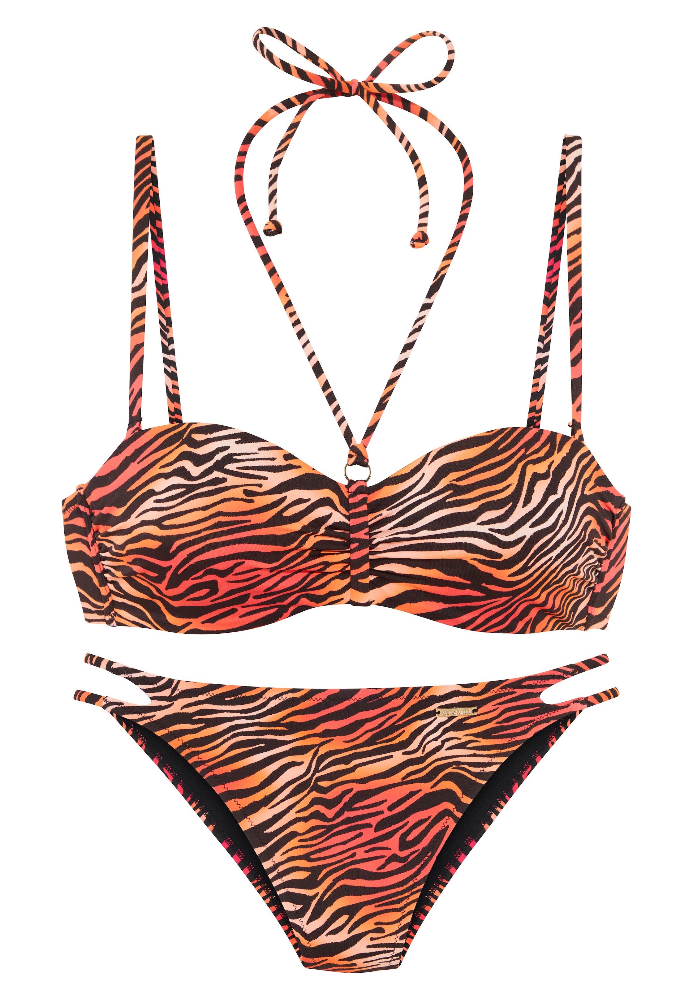 Bruno Banani Bügel-Bandeau-Bikini mit verschiedenen Tragevarianten