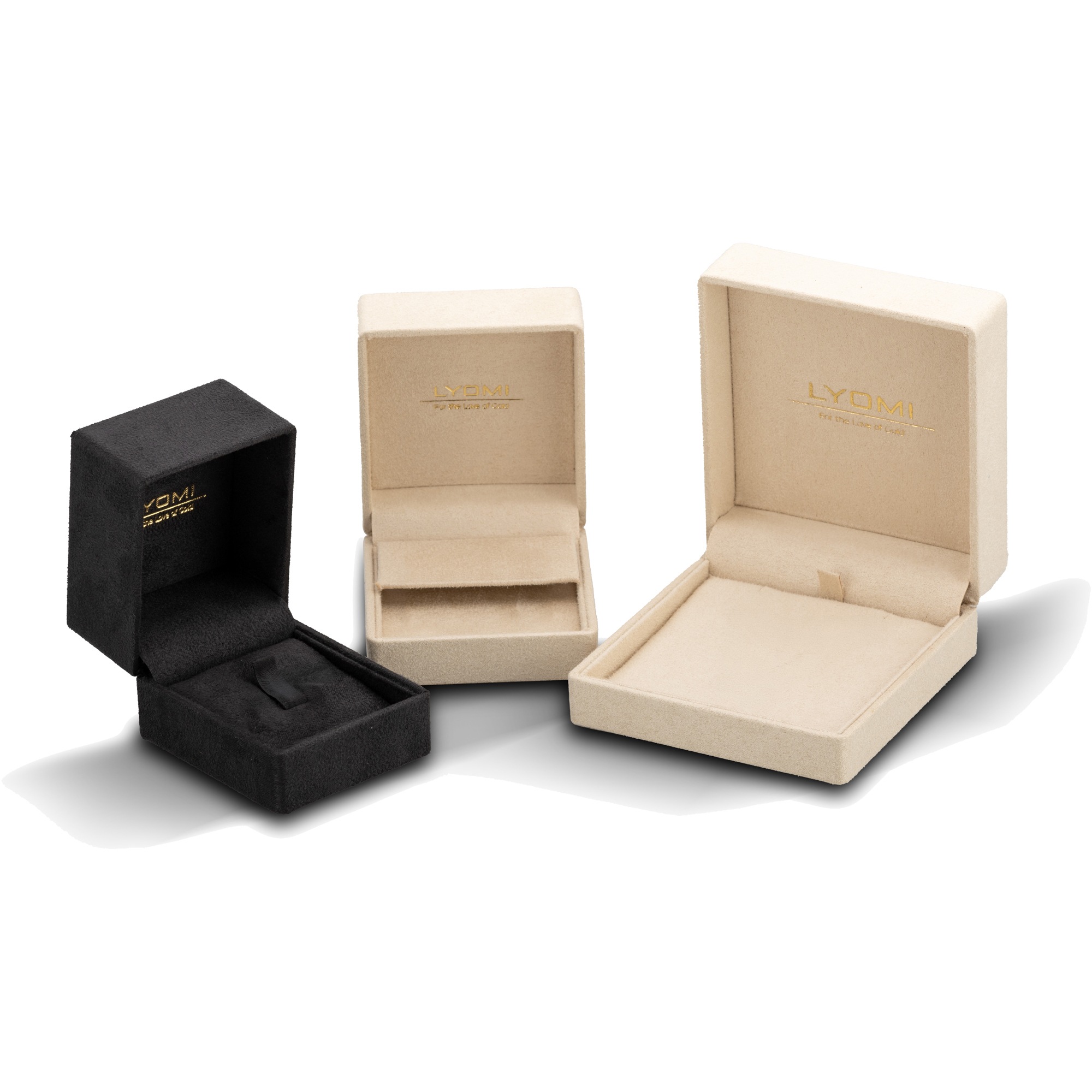LYOMI Bracelet Yellow Gold 3 Diamonds 16.5cm 2