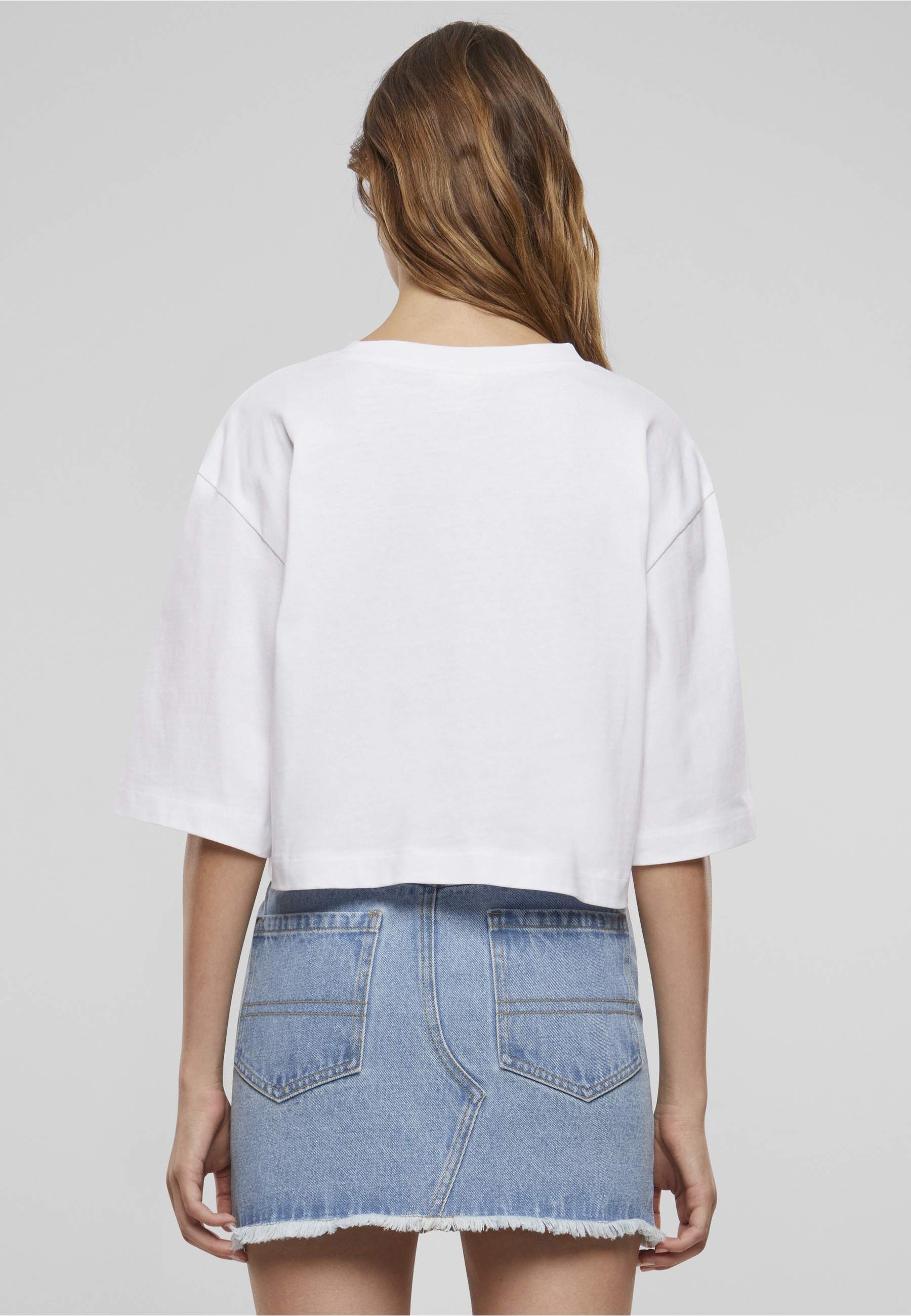 URBAN CLASSICS T-Shirt »Urban Classics Damen Ladies Heavy Organic Oversized Cropped Tee« 1 Stk.