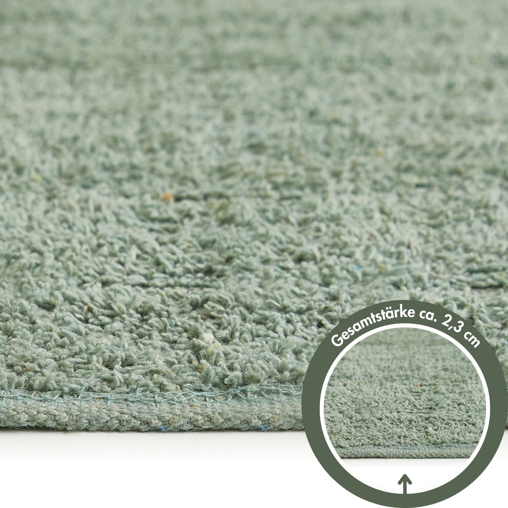 Andiamo Badematte »Havanna, 50x80 cm«, fußbodenheizungsgeeignet-schnell trocknend, Badteppich, Uni Farben, Hoch-Tief Effekt, verschiedene Designs
