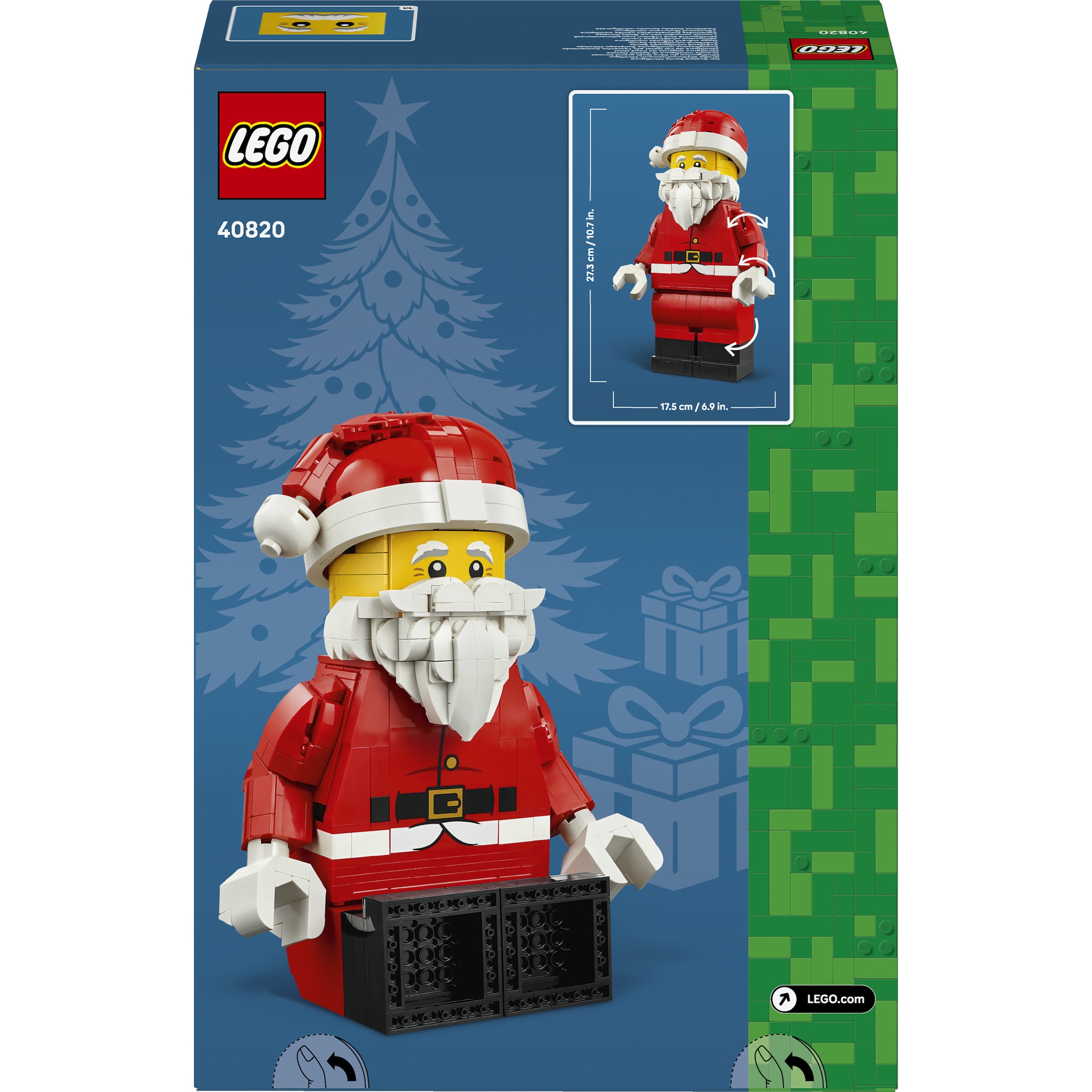 LEGO® Konstruktionsspielsteine »Große Weihnachtsmann-Minifigur (40820),  LEGO Iconic« Made in Europe