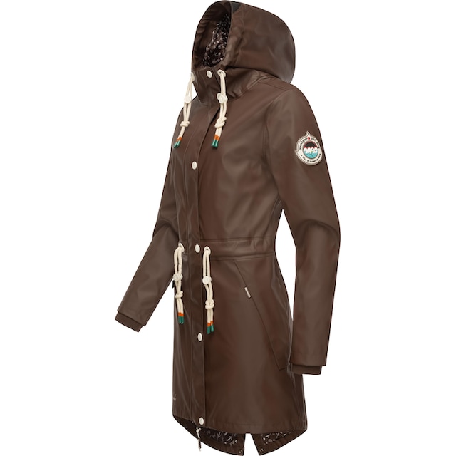 Navahoo Regenjacke »Tropical Stormoo«, mit Kapuze, modischer Damen Outdoor  Regenmantel für kaufen | BAUR