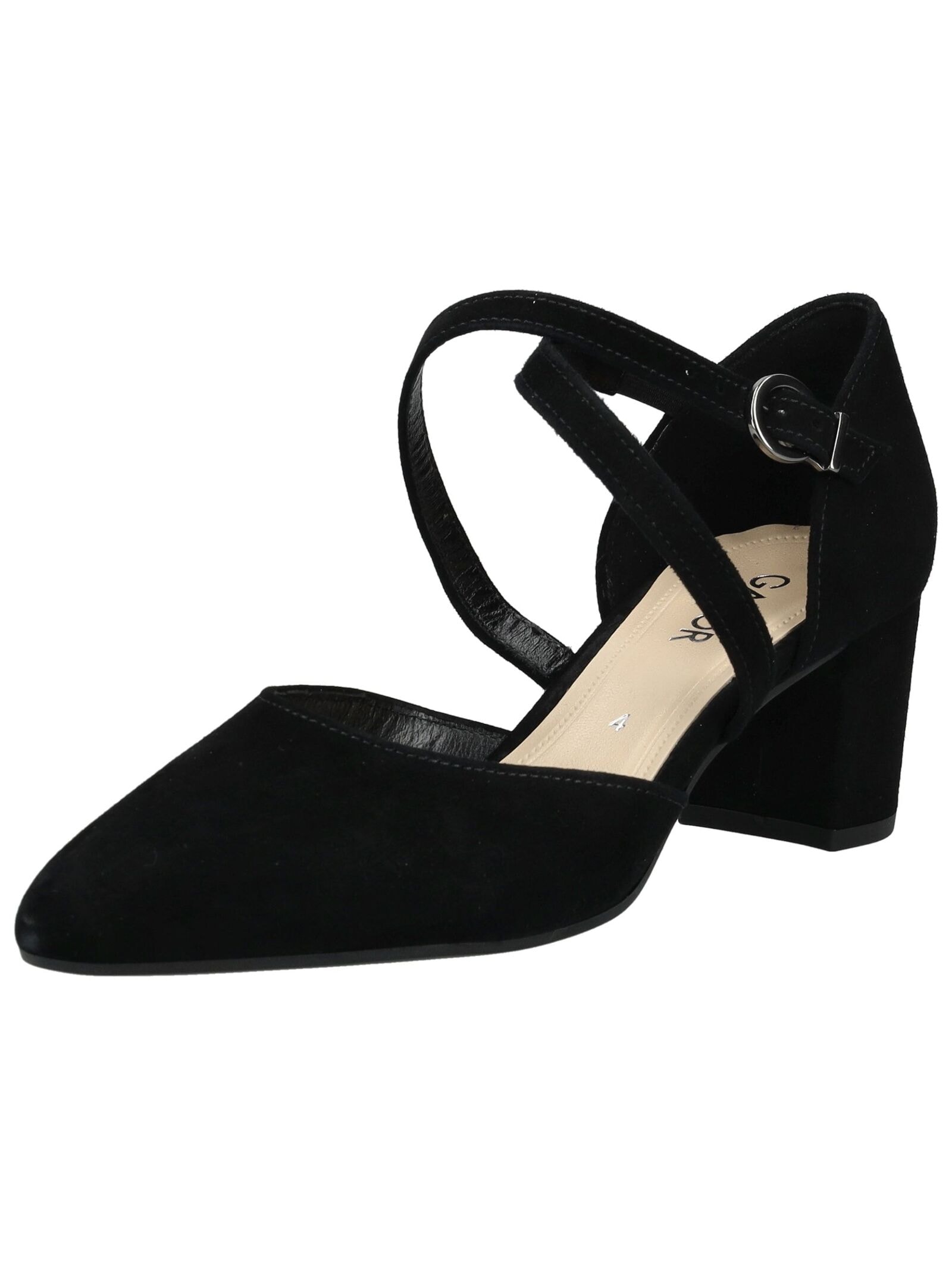 Pumps GABOR "Gabor Pumps Leder", Damen, Gr. 39, schwarz, Leder, Schuhe Pumps