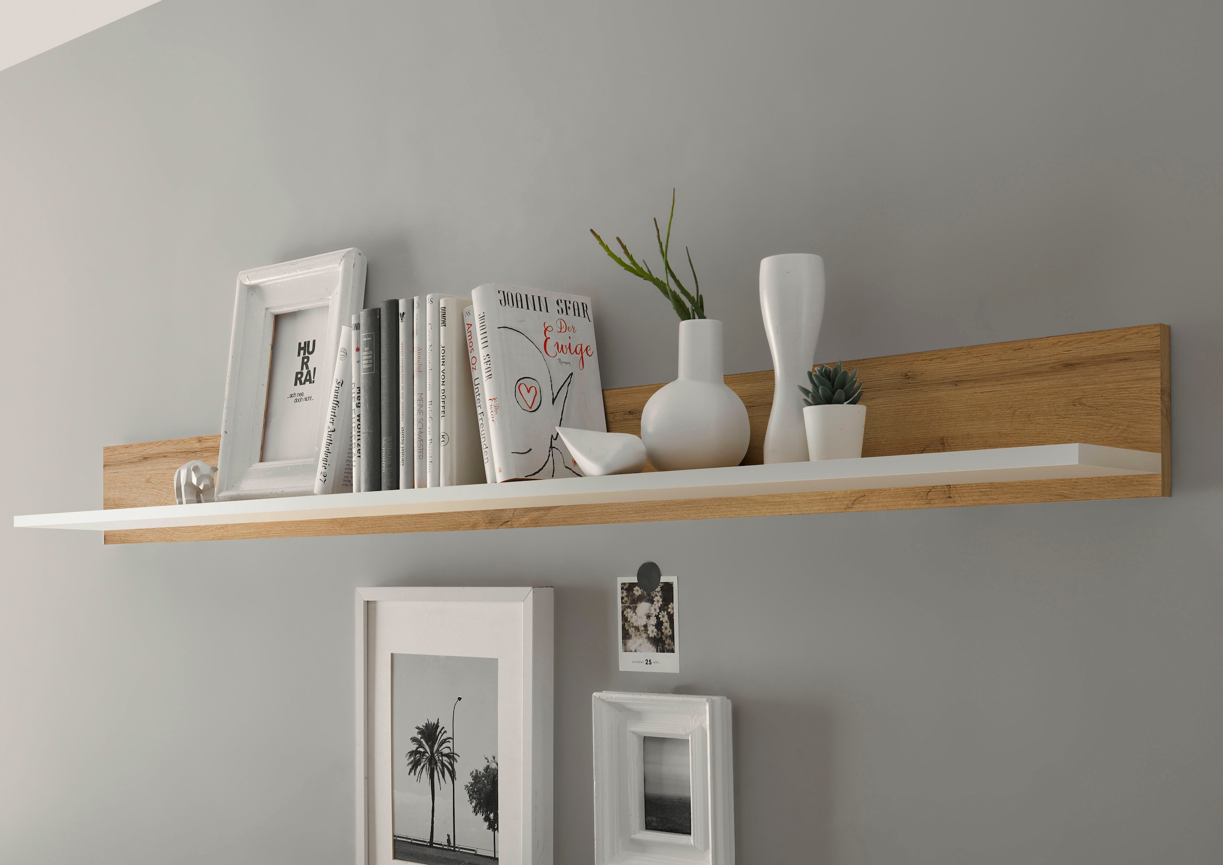 Home affaire Wandregal "City/Giron, modernes Wandboard, Wandhalter mit Abla günstig online kaufen