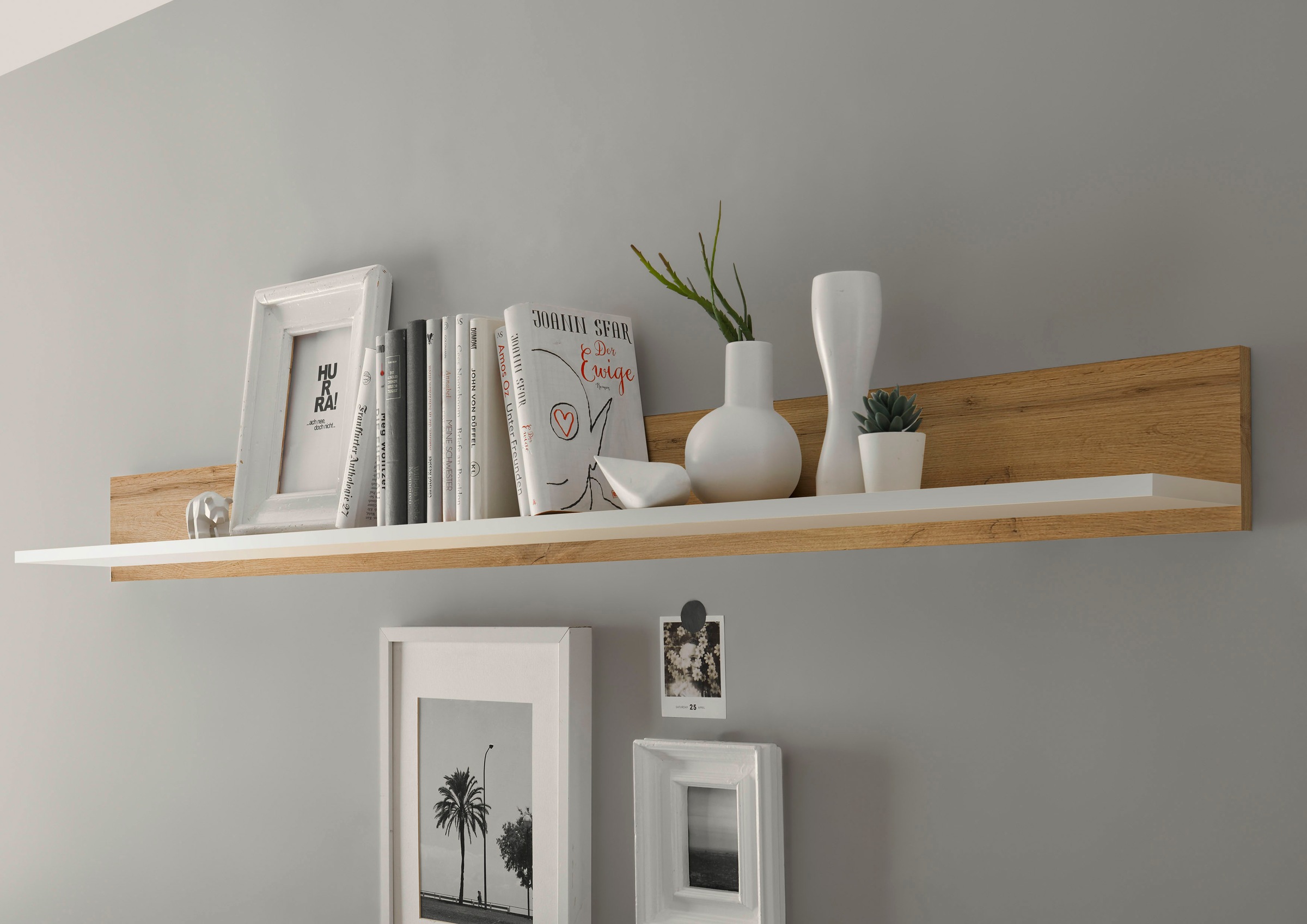 INOSIGN Wandregal "City/Giron, modernes Wandboard, Wandhalter mit Ablageflä günstig online kaufen