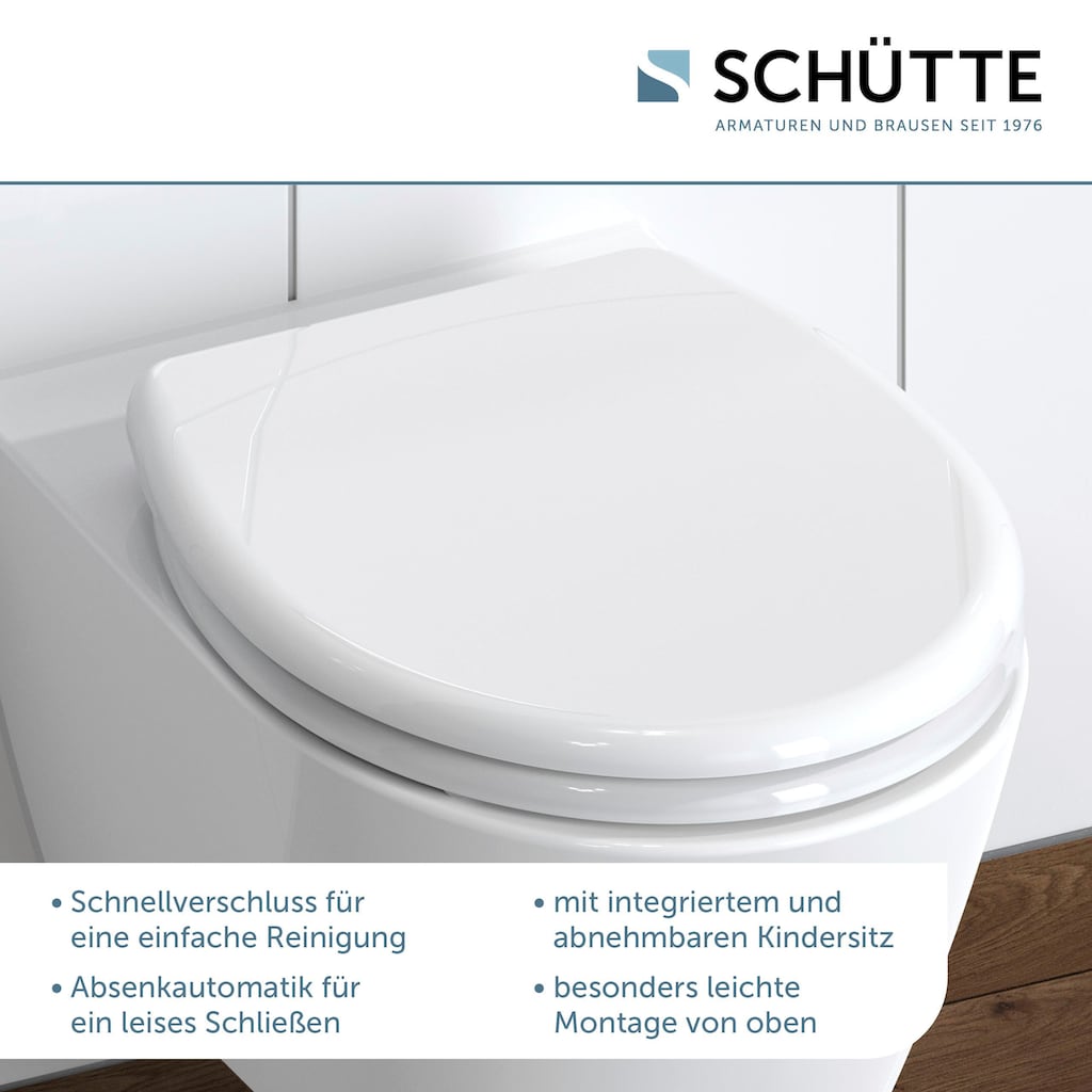 Schütte WC-Sitz »FAMILY WHITE«