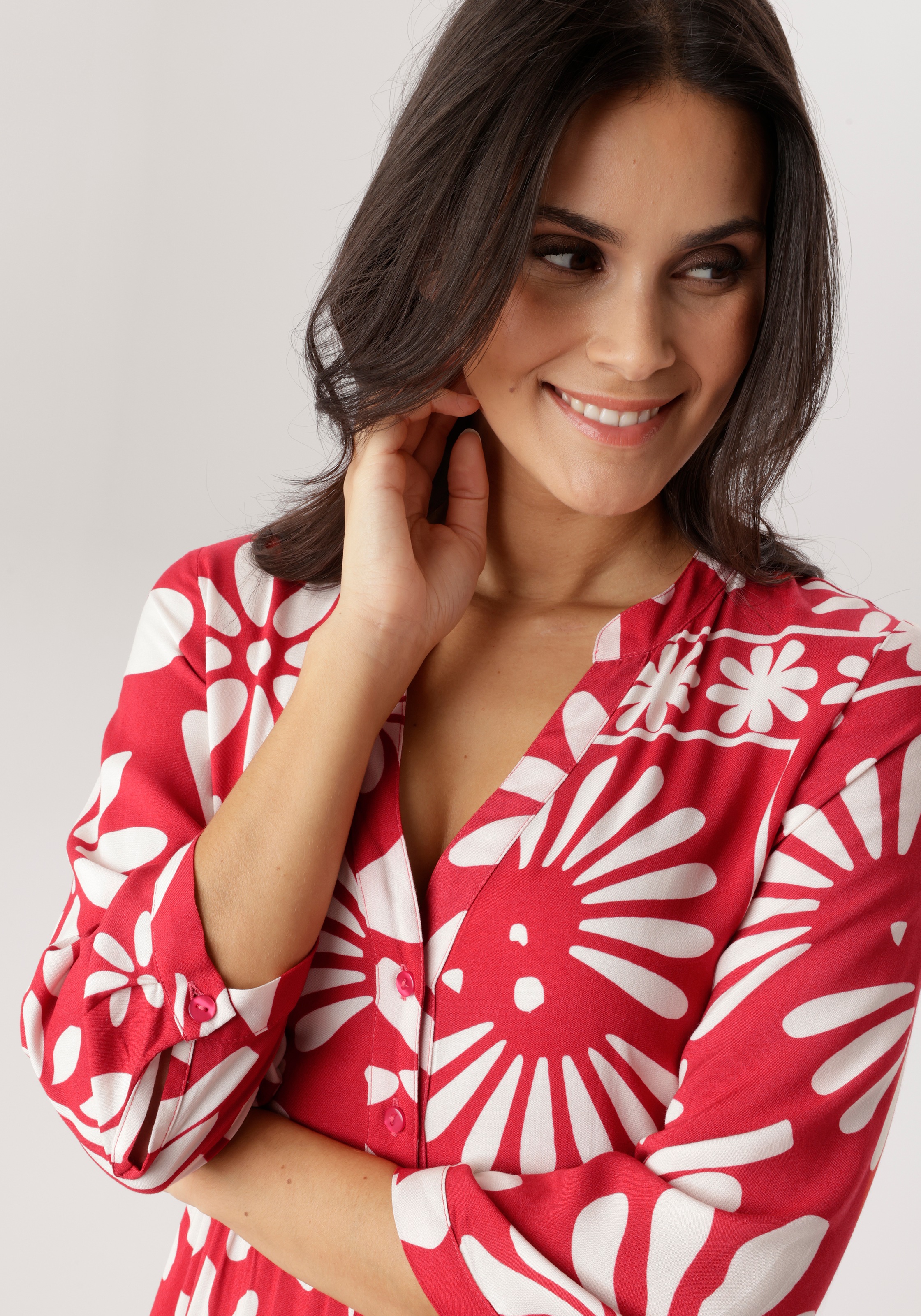 Thumbnail - Aniston SELECTED Maxikleid mit fantasievoller Blütenmusterung - NEUE KOLLEKTION