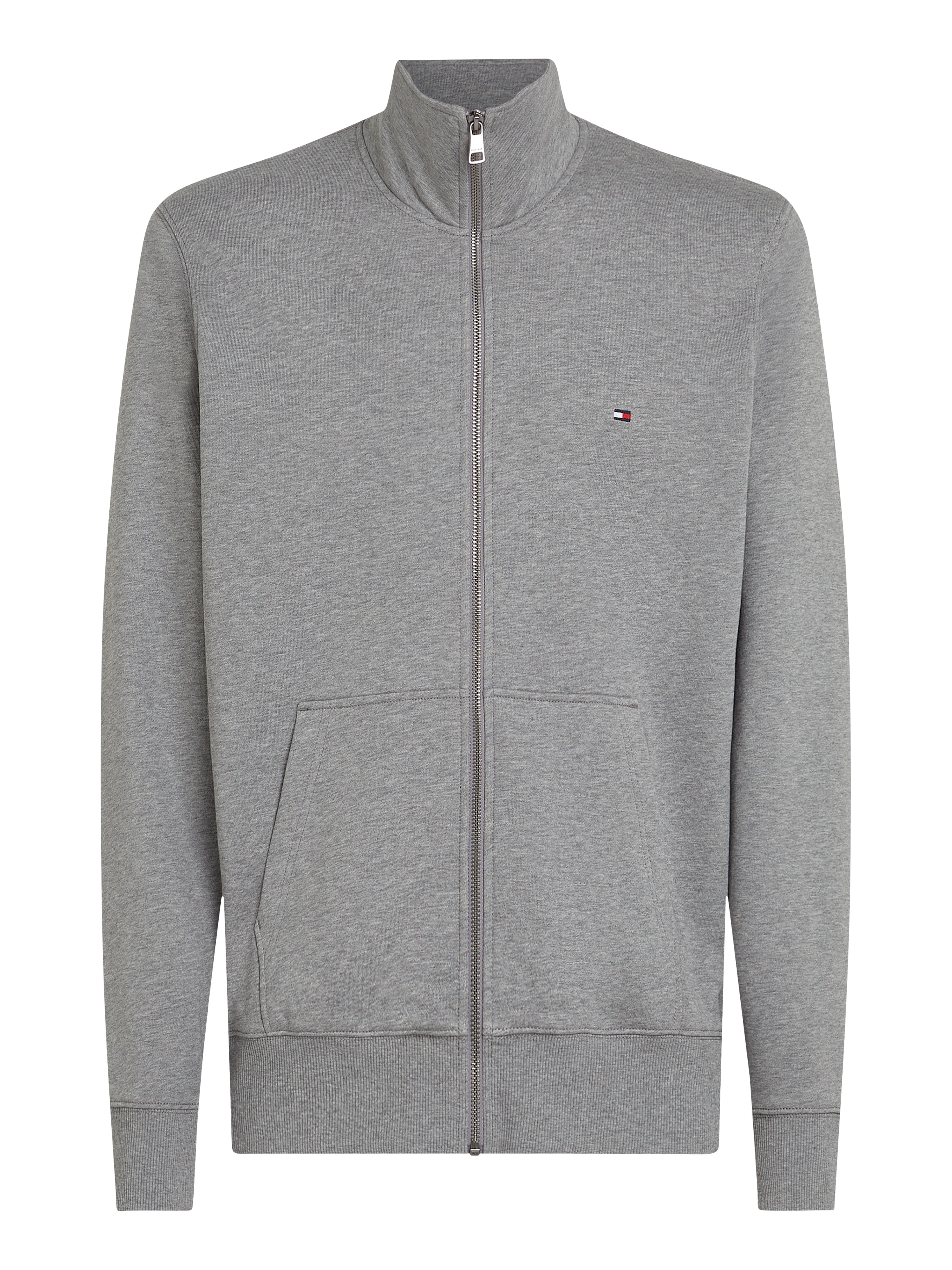 Tommy Hilfiger Sweatjacke »ESSENTIAL TERRY ZT STAND COLLAR«